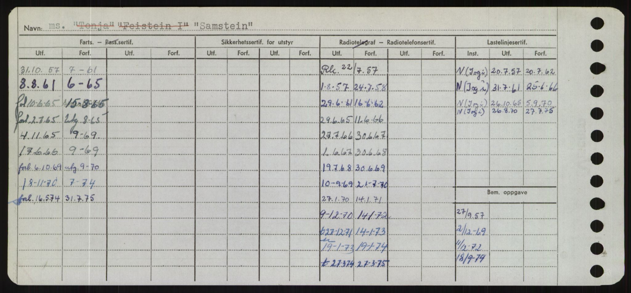 Sjøfartsdirektoratet med forløpere, Skipsmålingen, AV/RA-S-1627/H/Hd/L0031: Fartøy, Rju-Sam, p. 676