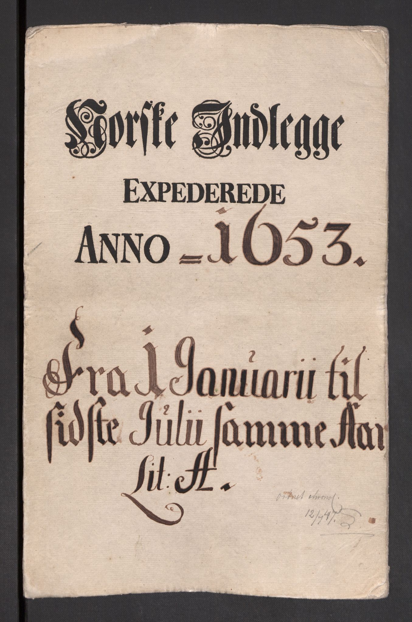 Danske Kanselli 1572-1799, AV/RA-EA-3023/F/Fc/Fcc/Fcca/L0013: Norske innlegg 1572-1799, 1649-1653, p. 545