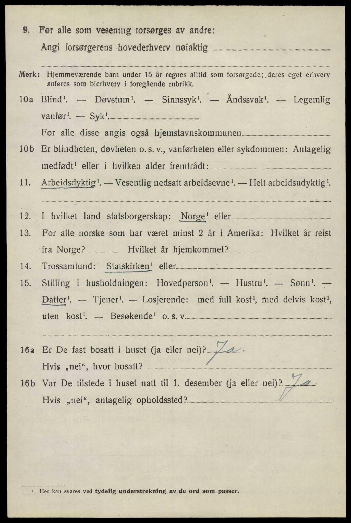 SAO, 1920 census for Askim, 1920, p. 5118