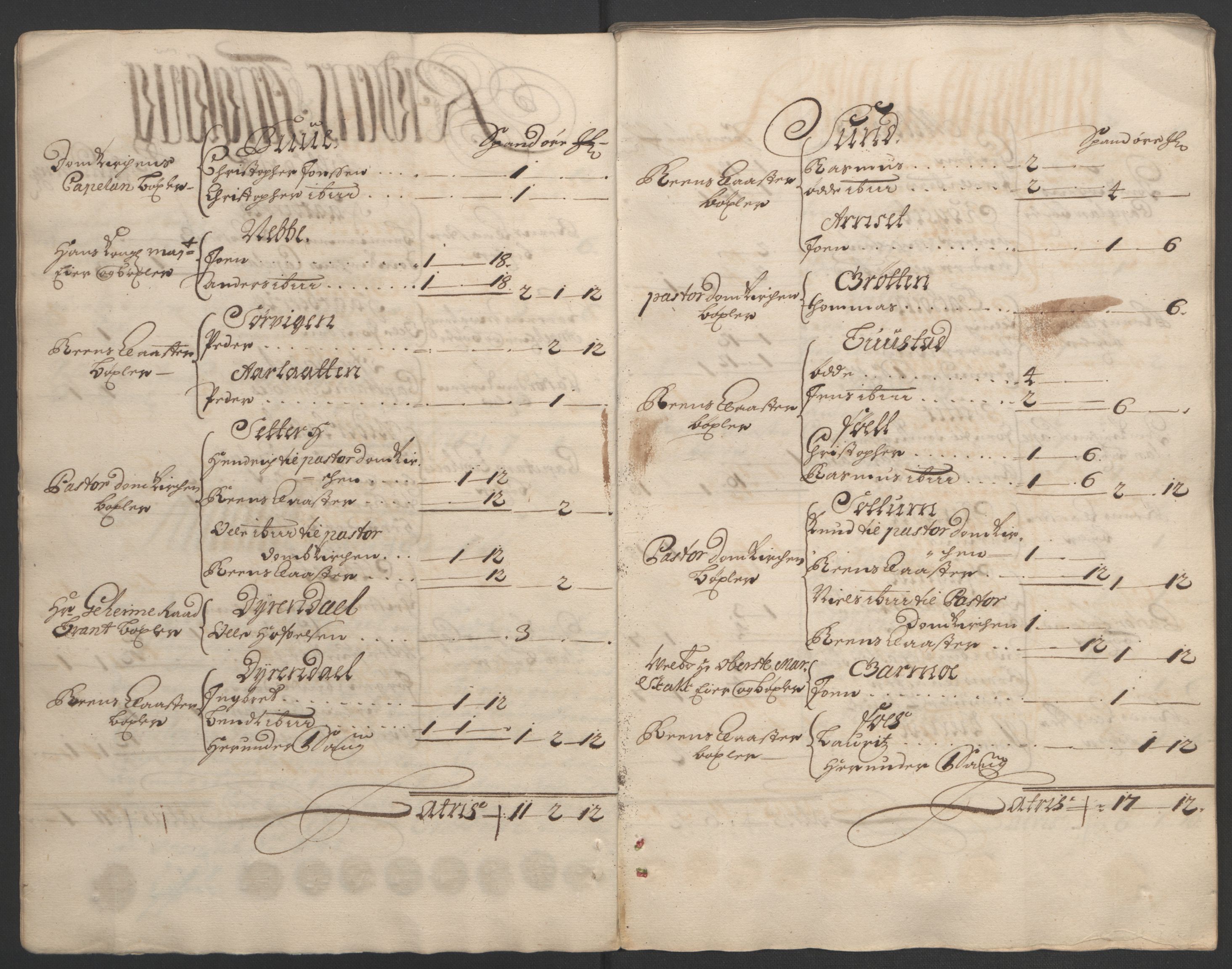 Rentekammeret inntil 1814, Reviderte regnskaper, Fogderegnskap, AV/RA-EA-4092/R57/L3850: Fogderegnskap Fosen, 1694, p. 23