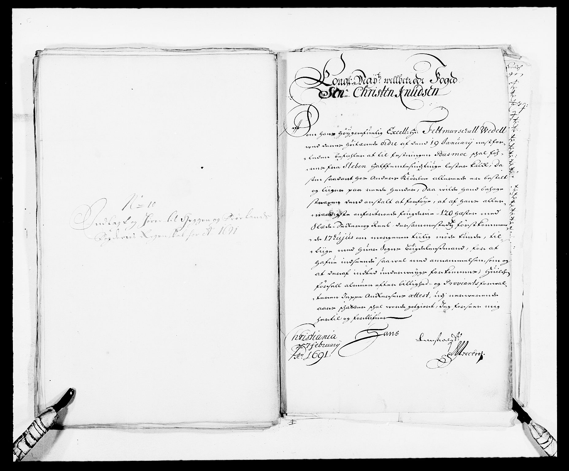 Rentekammeret inntil 1814, Reviderte regnskaper, Fogderegnskap, RA/EA-4092/R06/L0283: Fogderegnskap Heggen og Frøland, 1691-1693, p. 107