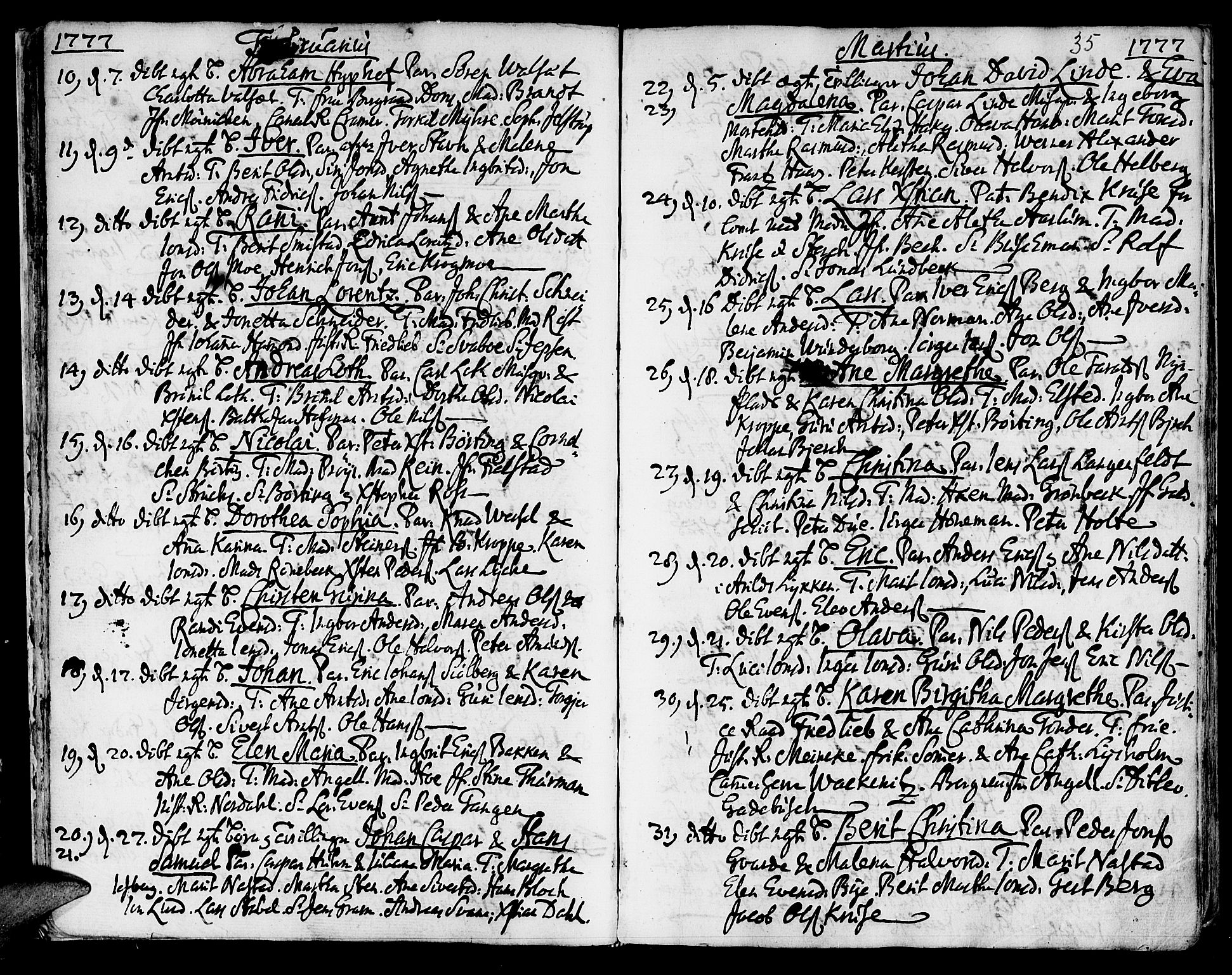 Ministerialprotokoller, klokkerbøker og fødselsregistre - Sør-Trøndelag, SAT/A-1456/601/L0039: Parish register (official) no. 601A07, 1770-1819, p. 35