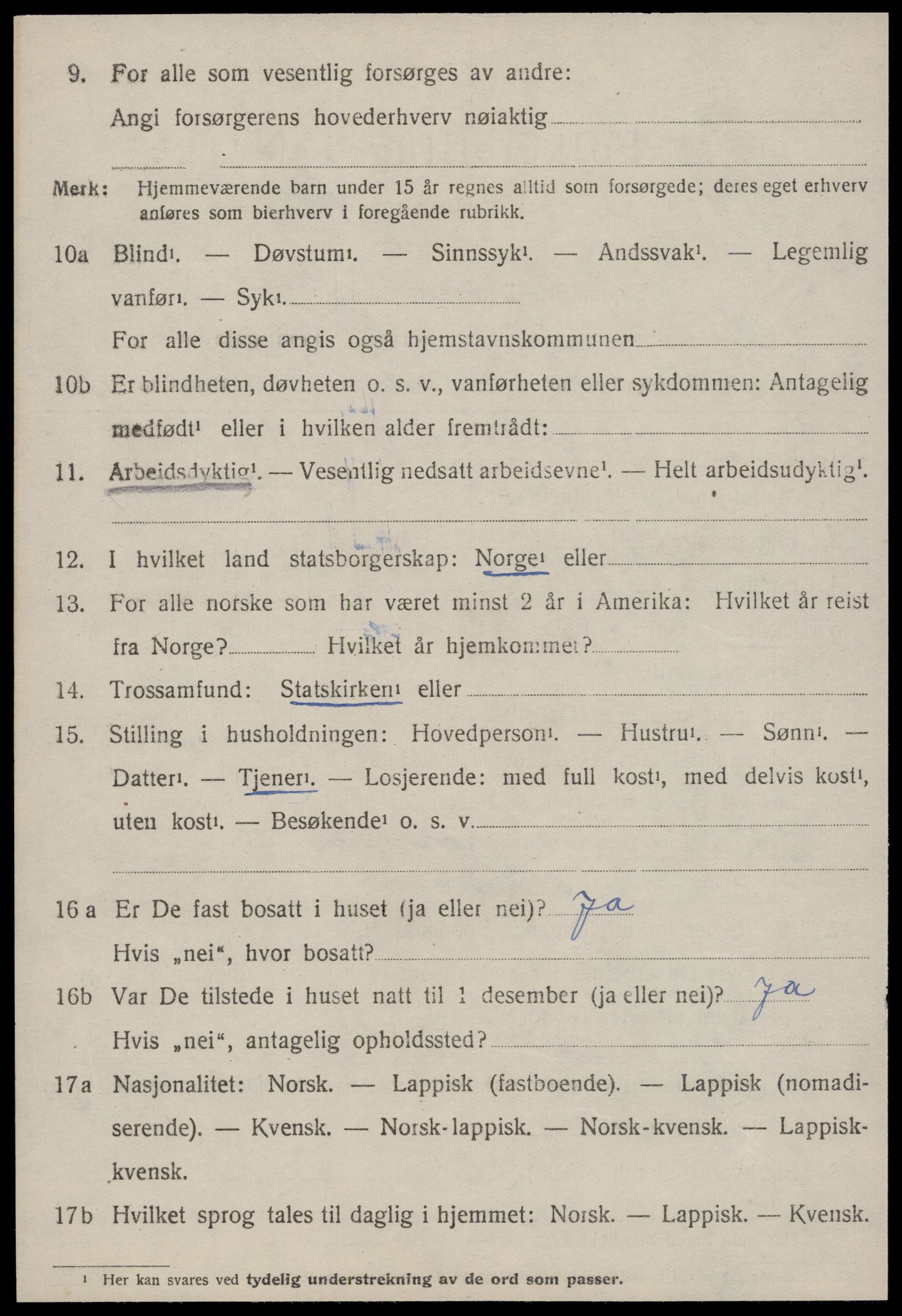 SAT, 1920 census for Budal, 1920, p. 753