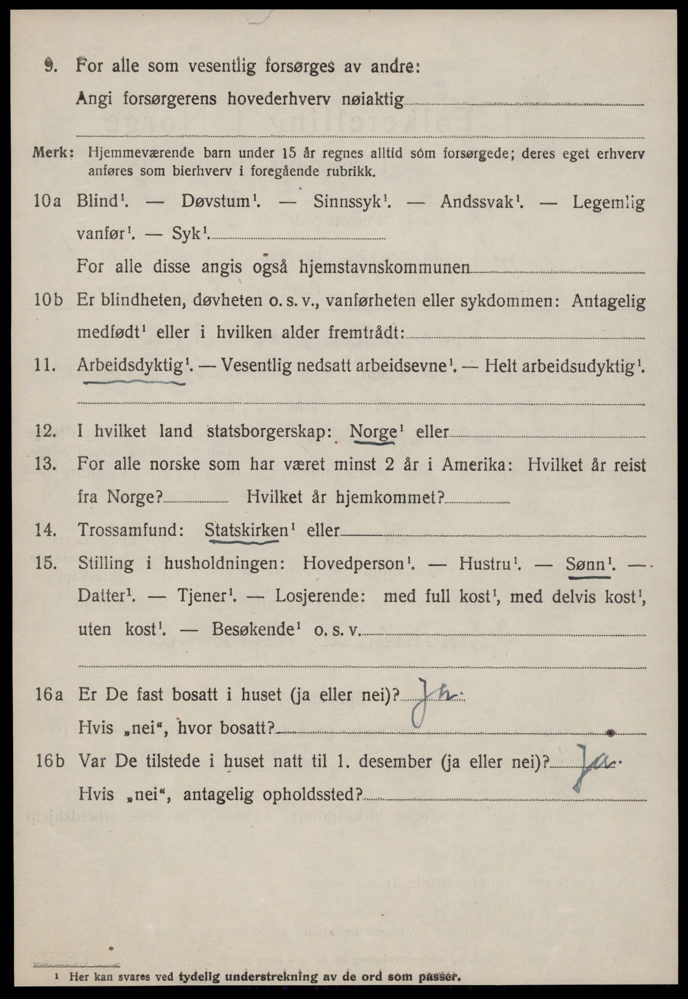 SAT, 1920 census for Sykkylven, 1920, p. 1096