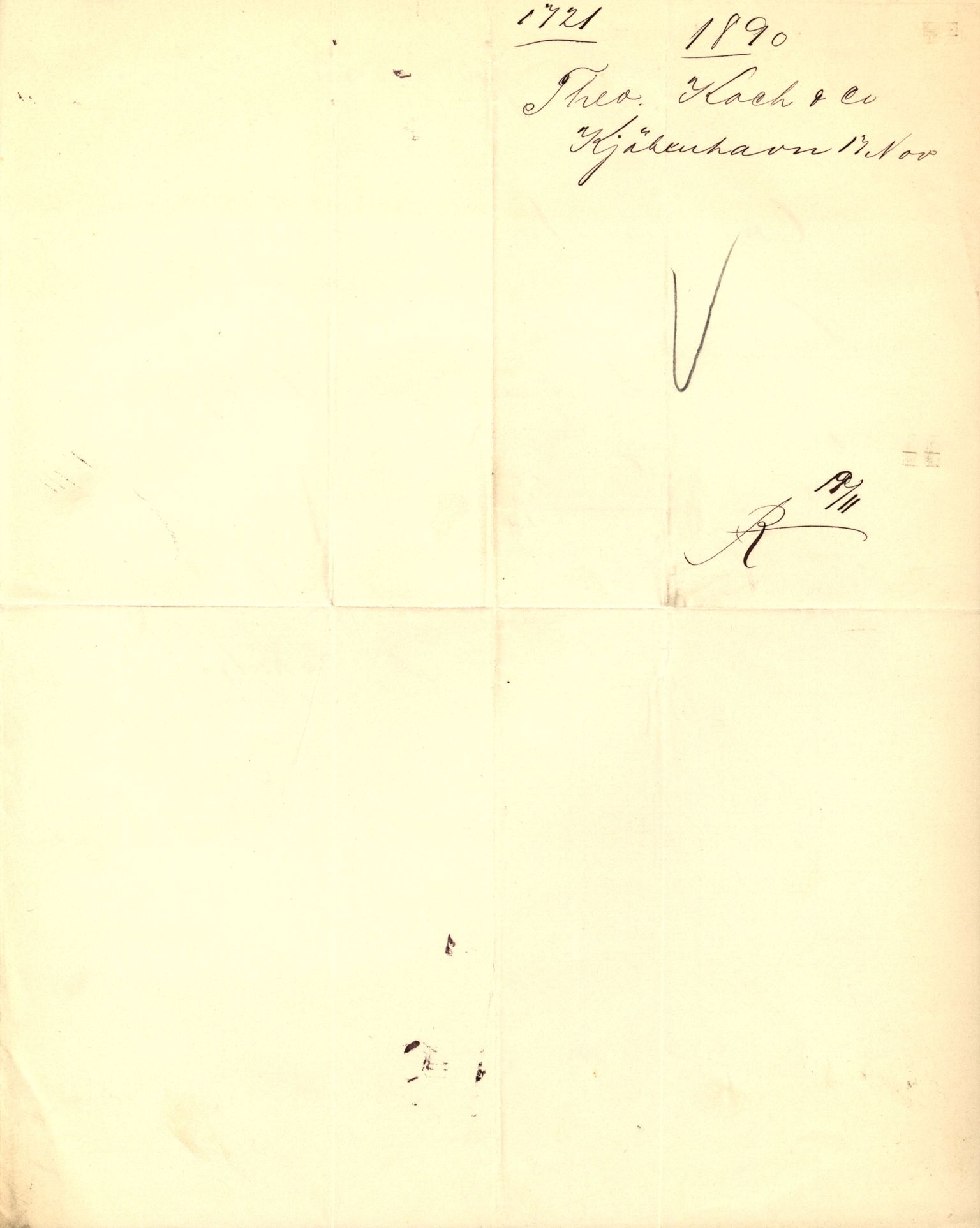 Pa 63 - Østlandske skibsassuranceforening, VEMU/A-1079/G/Ga/L0025/0004: Havaridokumenter / Imanuel, Hefhi, Guldregn, Haabet, Harald, Windsor, 1890, p. 65