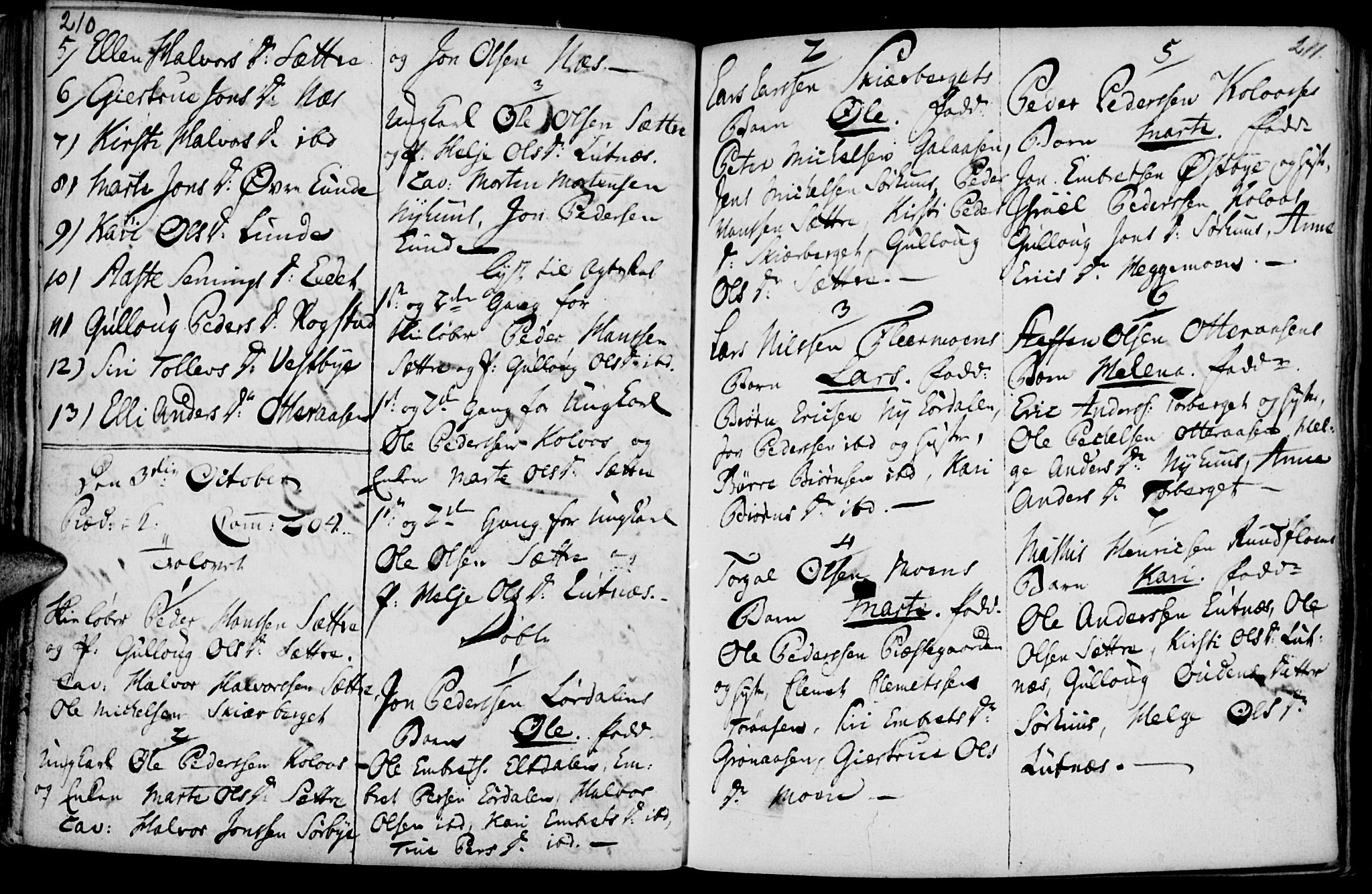 Elverum prestekontor, AV/SAH-PREST-044/H/Ha/Haa/L0004: Parish register (official) no. 4, 1761-1780, p. 210-211