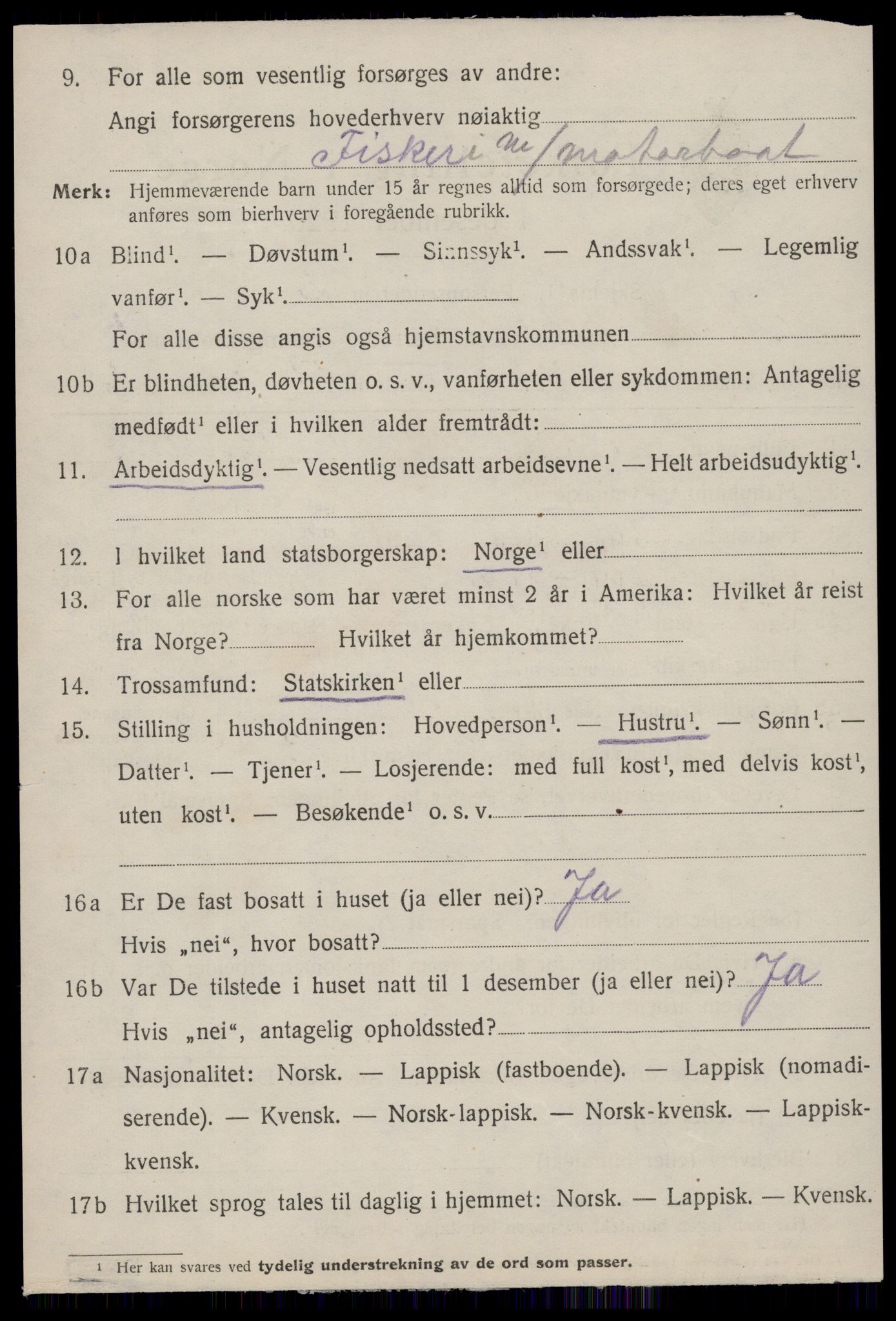 SAT, 1920 census for Nord-Frøya, 1920, p. 7408