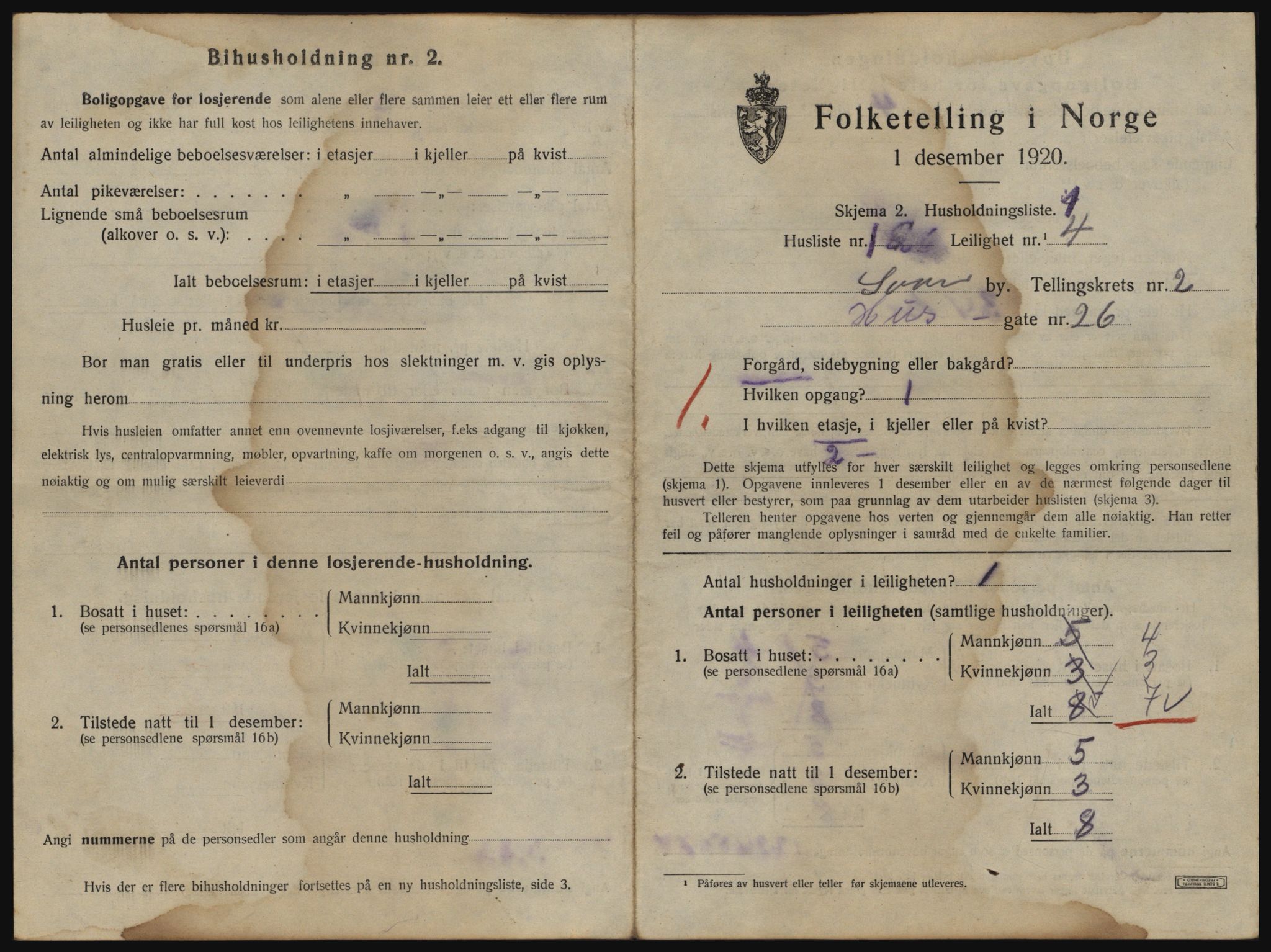 SAO, 1920 census for Son, 1920, p. 402