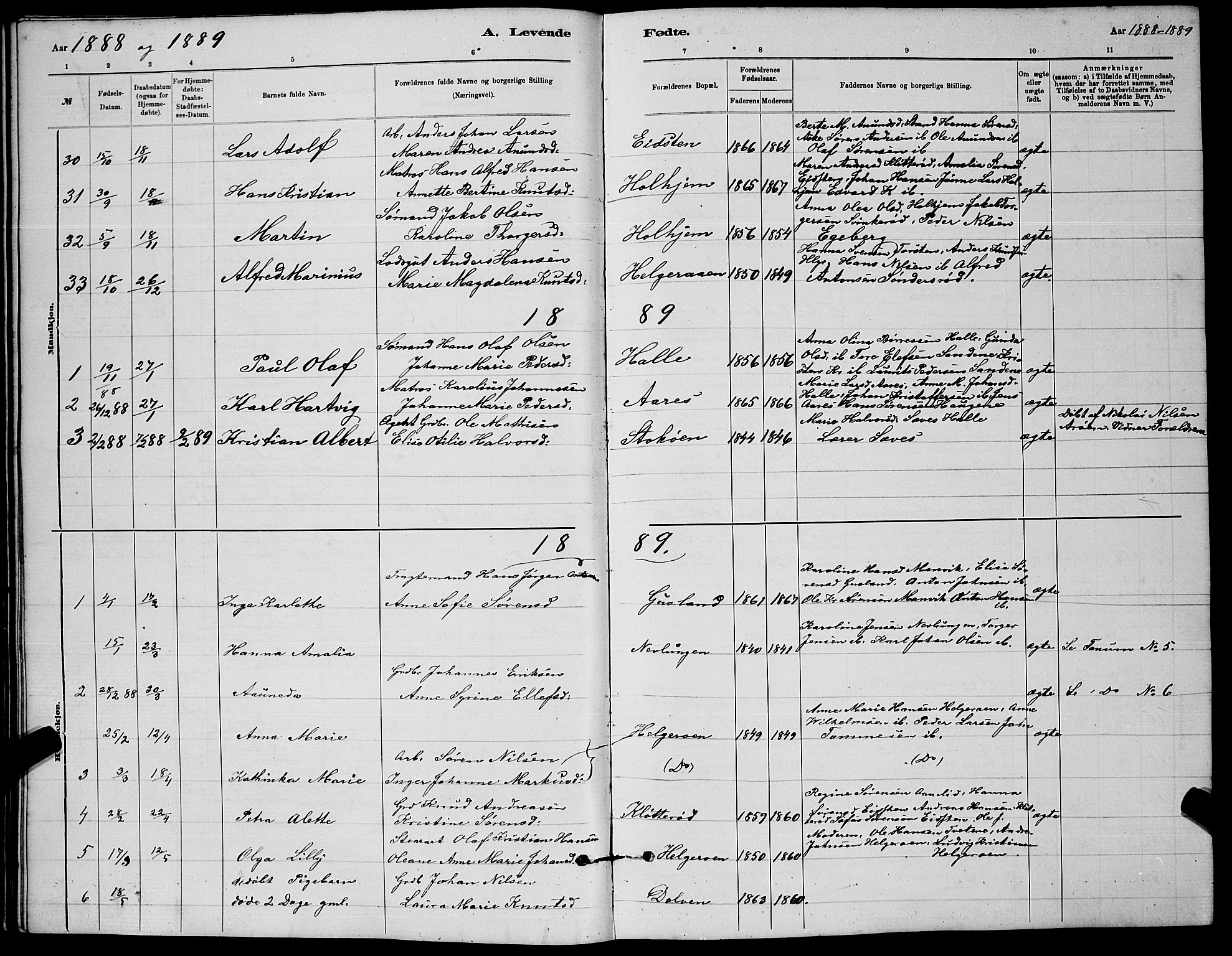 Brunlanes kirkebøker, AV/SAKO-A-342/G/Gb/L0002: Parish register (copy) no. II 2, 1878-1902