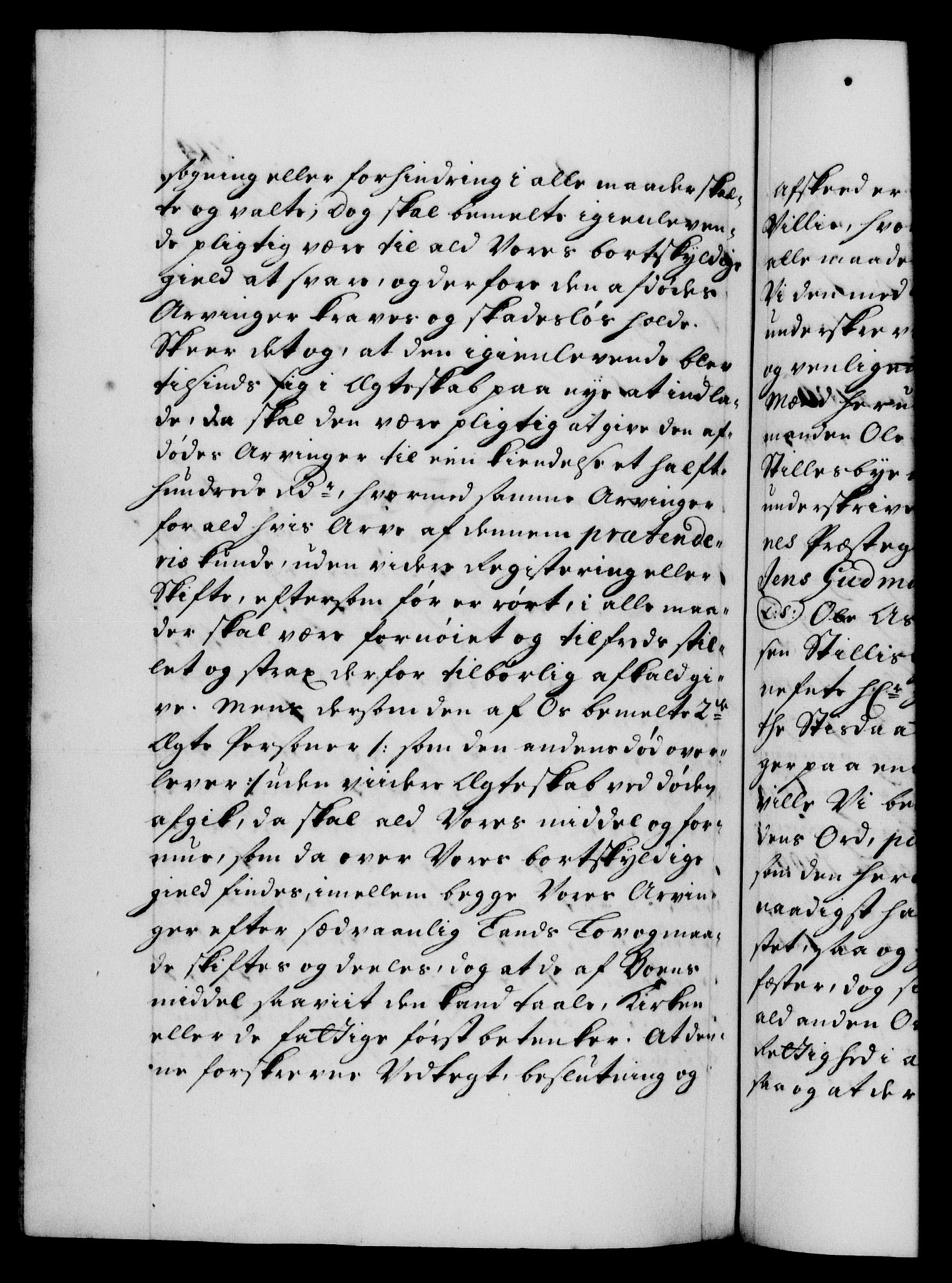 Danske Kanselli 1572-1799, AV/RA-EA-3023/F/Fc/Fca/Fcaa/L0019: Norske registre, 1704-1707, p. 314b