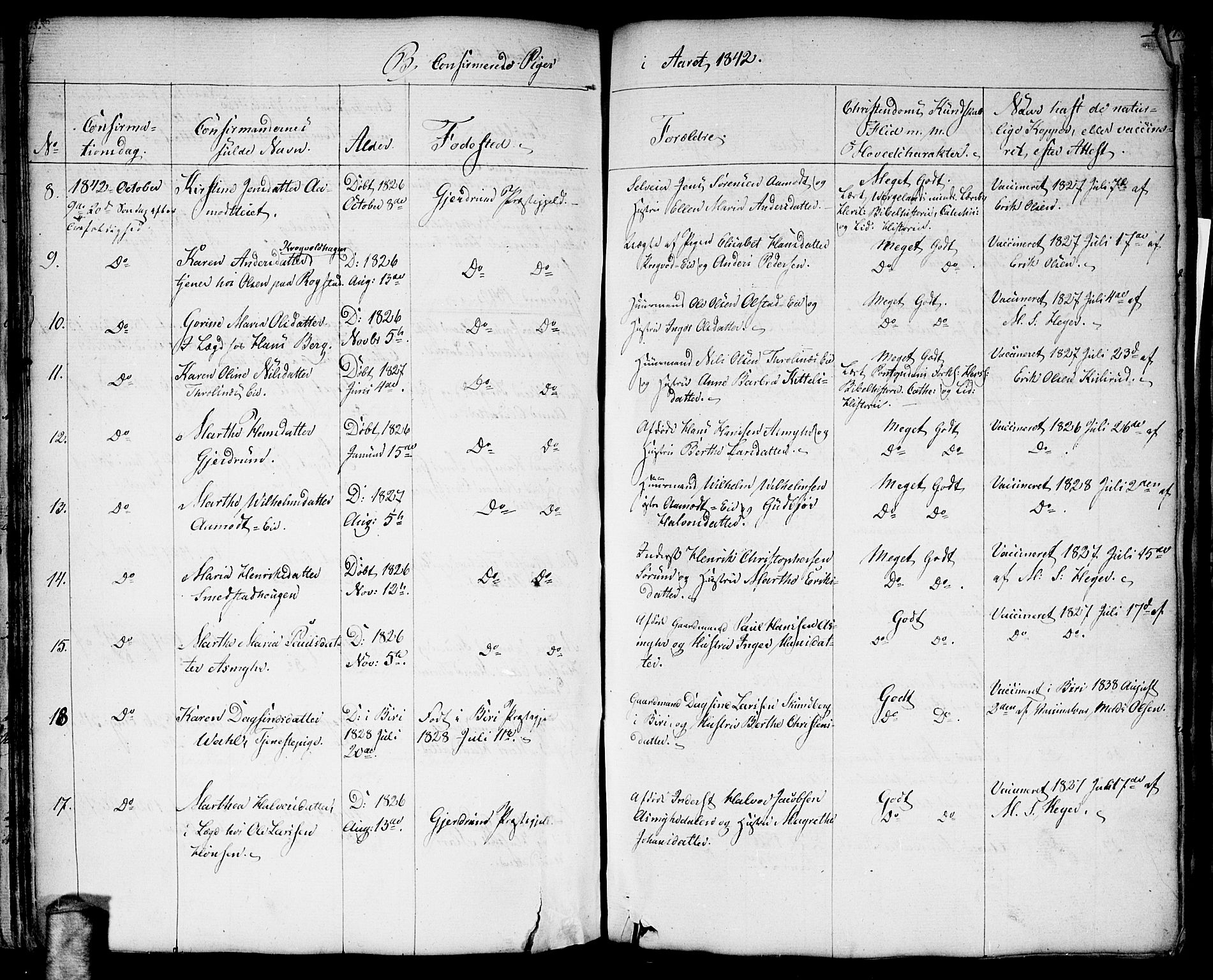 Gjerdrum prestekontor Kirkebøker, SAO/A-10412b/G/Ga/L0002: Parish register (copy) no. I 2, 1836-1850, p. 96