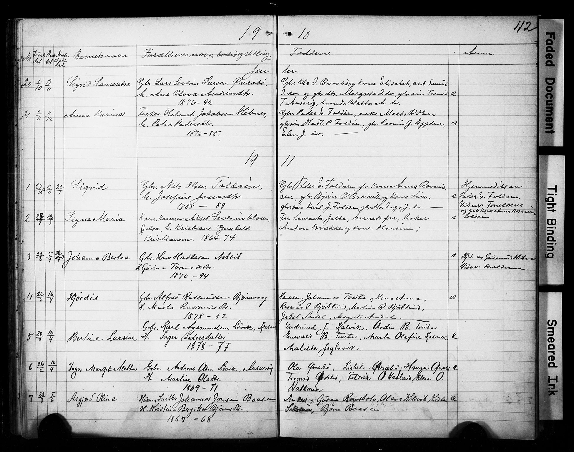 Jelsa sokneprestkontor, AV/SAST-A-101842/01/V: Parish register (copy) no. B 4, 1890-1928, p. 112