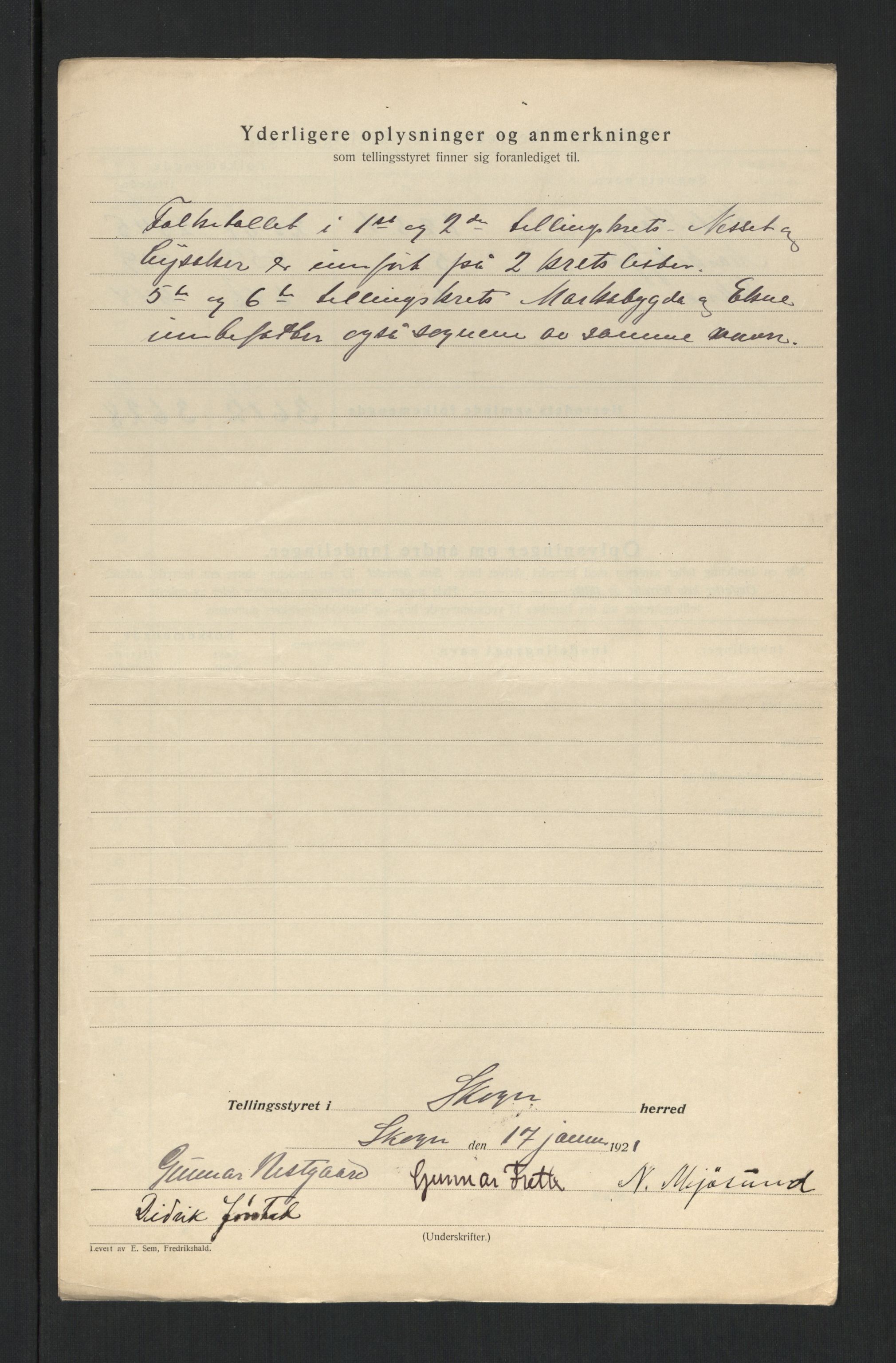 SAT, 1920 census for Skogn, 1920, p. 8