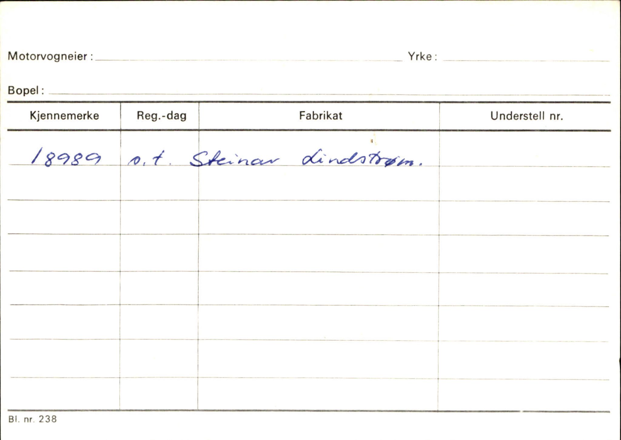 Statens vegvesen, Sogn og Fjordane vegkontor, AV/SAB-A-5301/4/F/L0125: Eigarregister Sogndal V-Å. Aurland A-Å. Fjaler A-N, 1945-1975, p. 1564