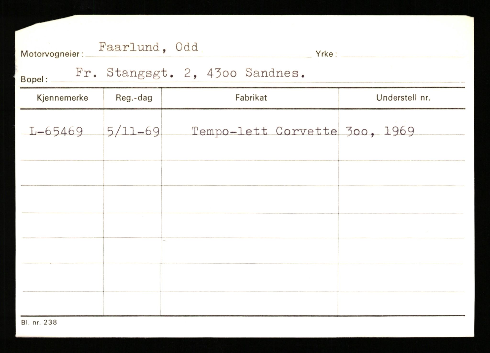 Stavanger trafikkstasjon, SAST/A-101942/0/H/L0010: Fuglestad - Gjestland, 1930-1971, p. 875