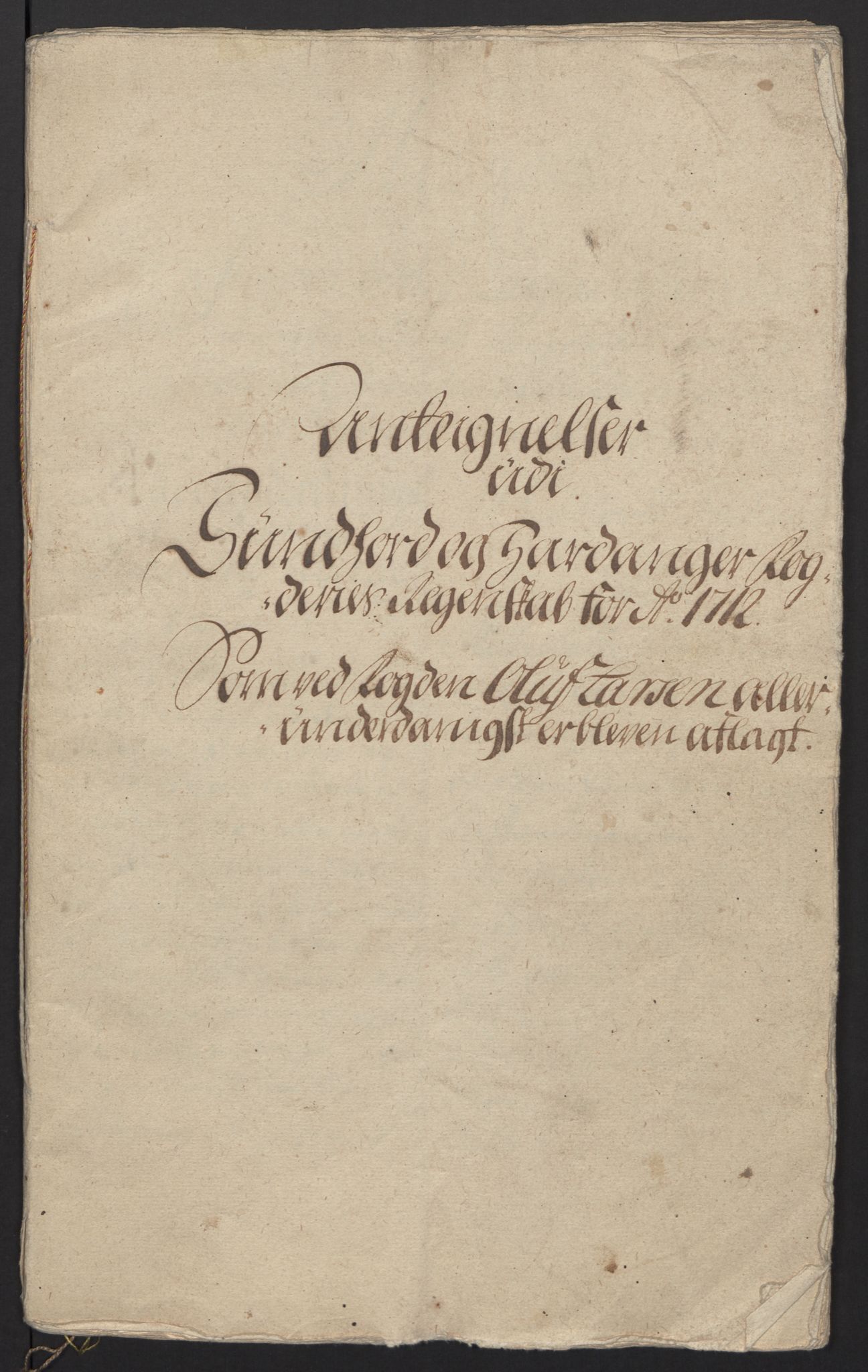 Rentekammeret inntil 1814, Reviderte regnskaper, Fogderegnskap, RA/EA-4092/R48/L2988: Fogderegnskap Sunnhordland og Hardanger, 1712, p. 468