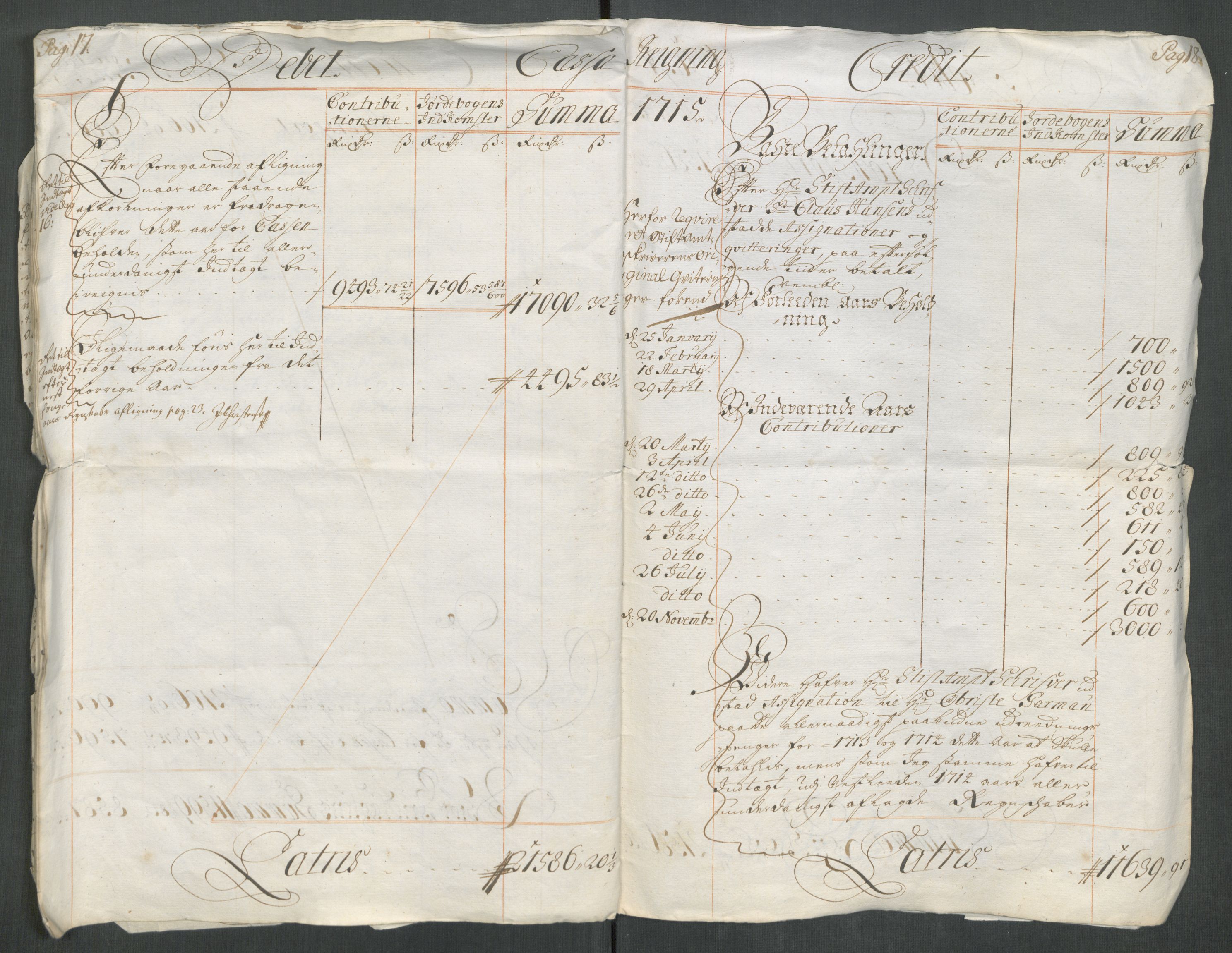 Rentekammeret inntil 1814, Reviderte regnskaper, Fogderegnskap, AV/RA-EA-4092/R43/L2559: Fogderegnskap Lista og Mandal, 1715, p. 12