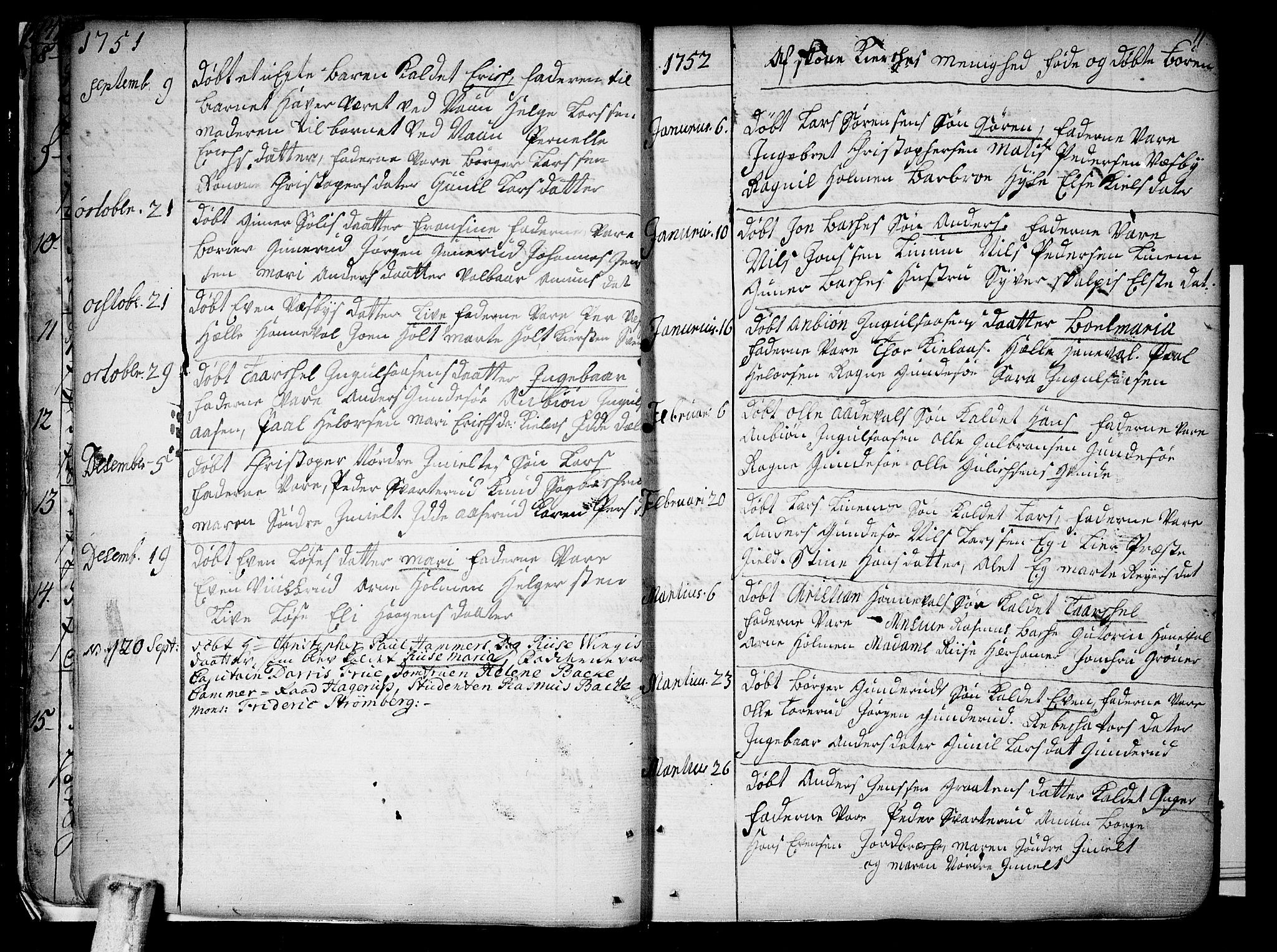 Skoger kirkebøker, AV/SAKO-A-59/F/Fa/L0001: Parish register (official) no. I 1, 1746-1814, p. 11