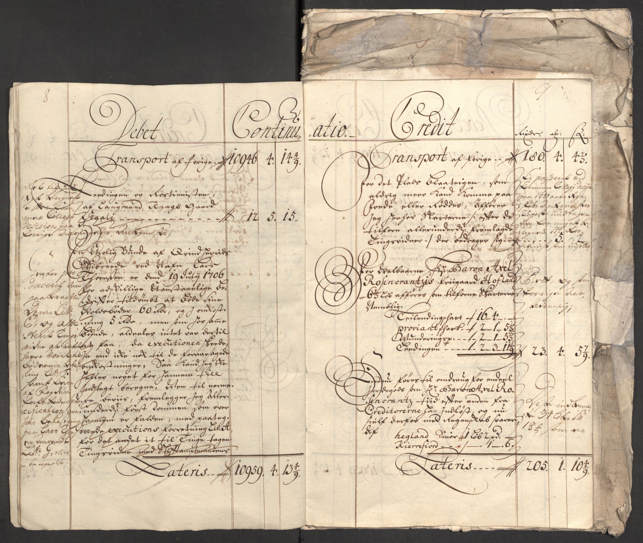 Rentekammeret inntil 1814, Reviderte regnskaper, Fogderegnskap, AV/RA-EA-4092/R48/L2984: Fogderegnskap Sunnhordland og Hardanger, 1706-1707, p. 10