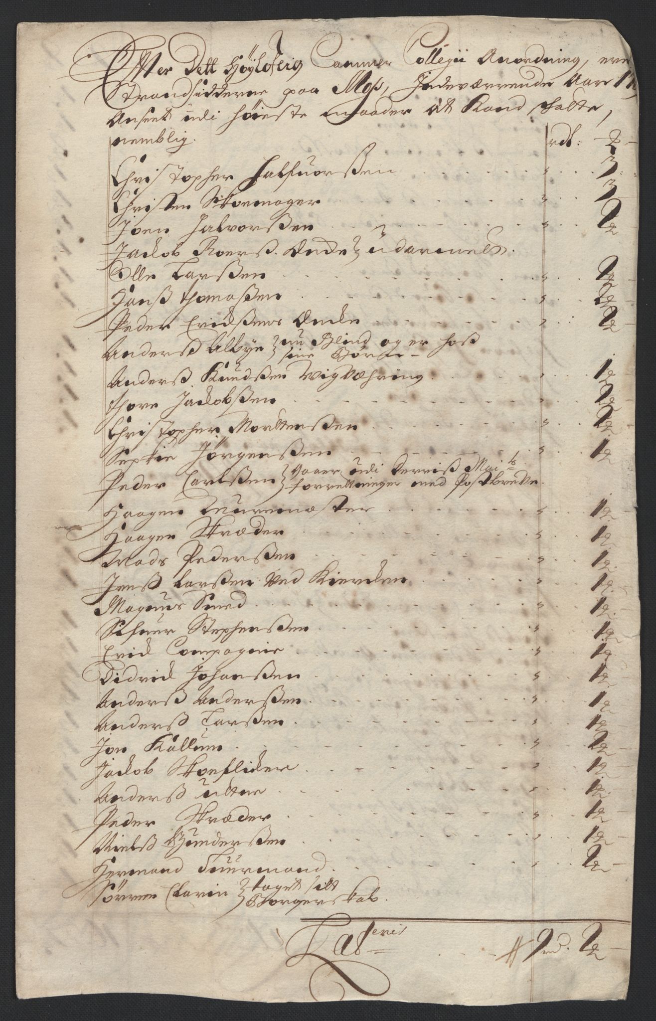 Rentekammeret inntil 1814, Reviderte regnskaper, Fogderegnskap, RA/EA-4092/R04/L0135: Fogderegnskap Moss, Onsøy, Tune, Veme og Åbygge, 1709-1710, p. 49