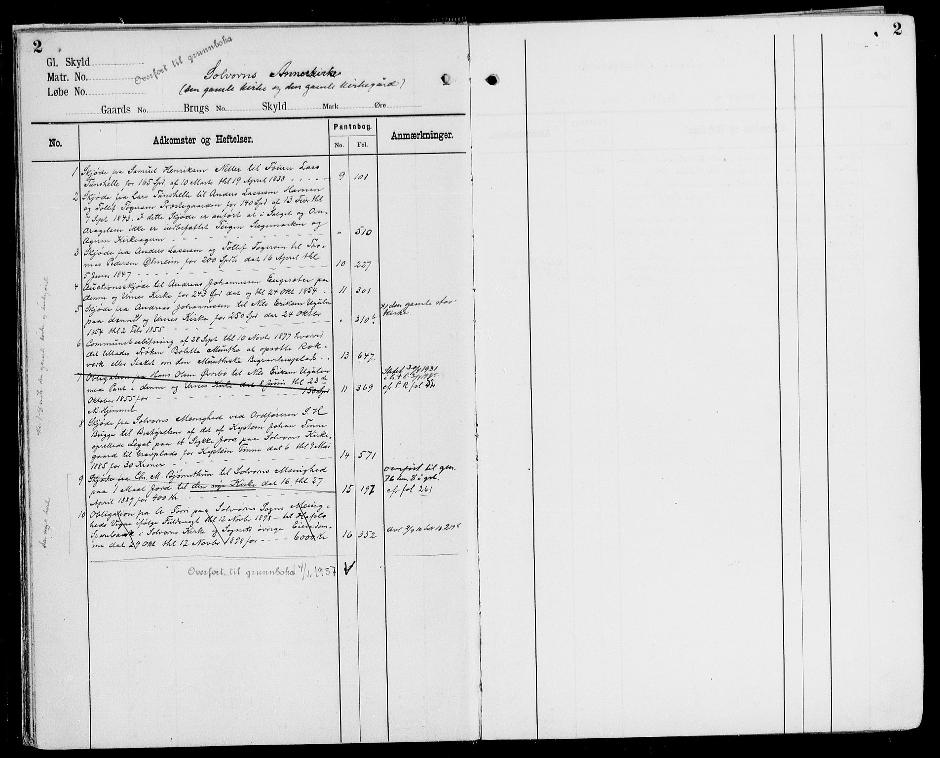 Indre Sogn tingrett, SAB/A-3301/1/G/Ga/Gaa/L0011a: Mortgage register no. II.A.a.11a, 1829-1958, p. 2