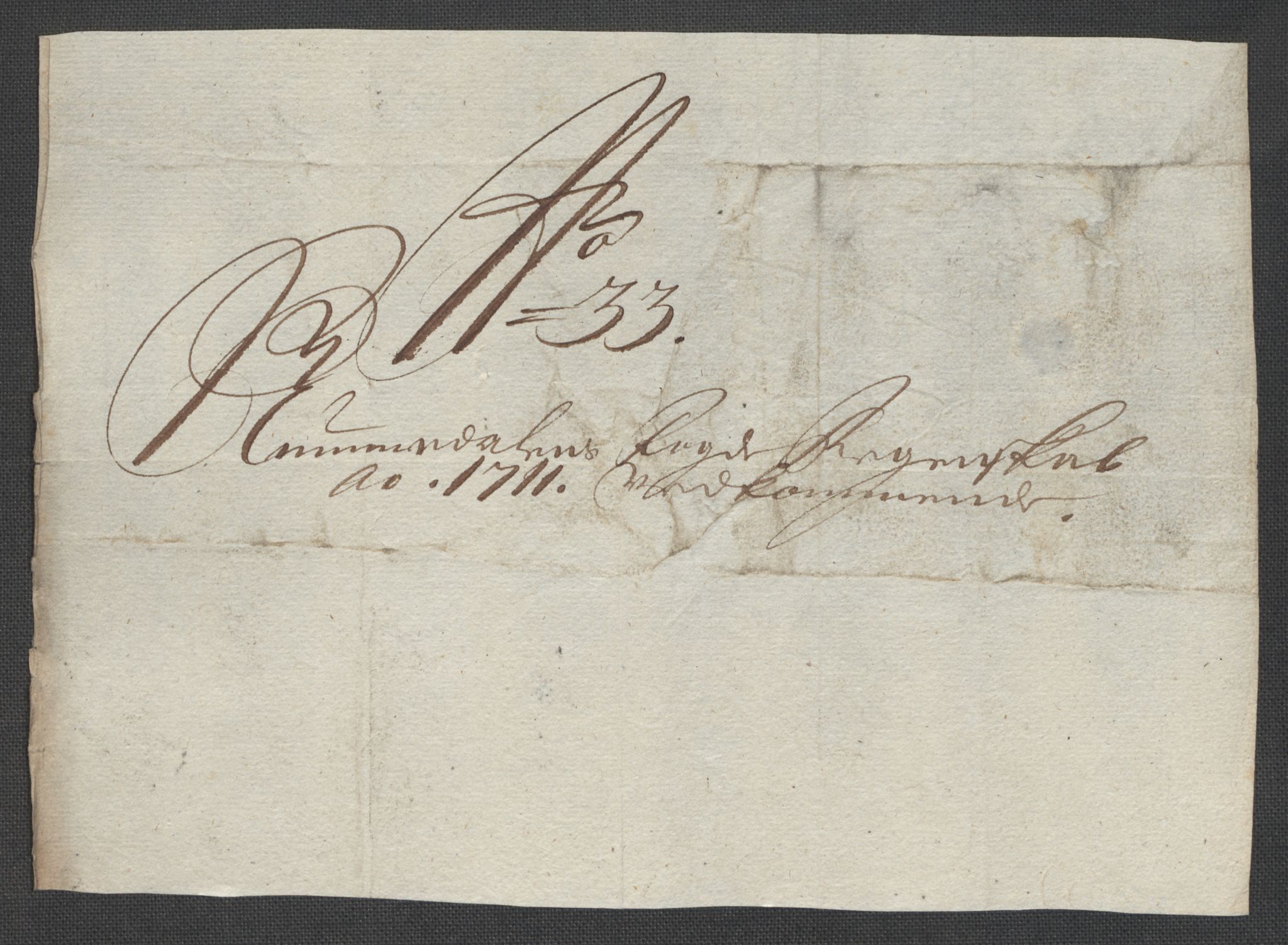 Rentekammeret inntil 1814, Reviderte regnskaper, Fogderegnskap, RA/EA-4092/R64/L4432: Fogderegnskap Namdal, 1711, p. 404