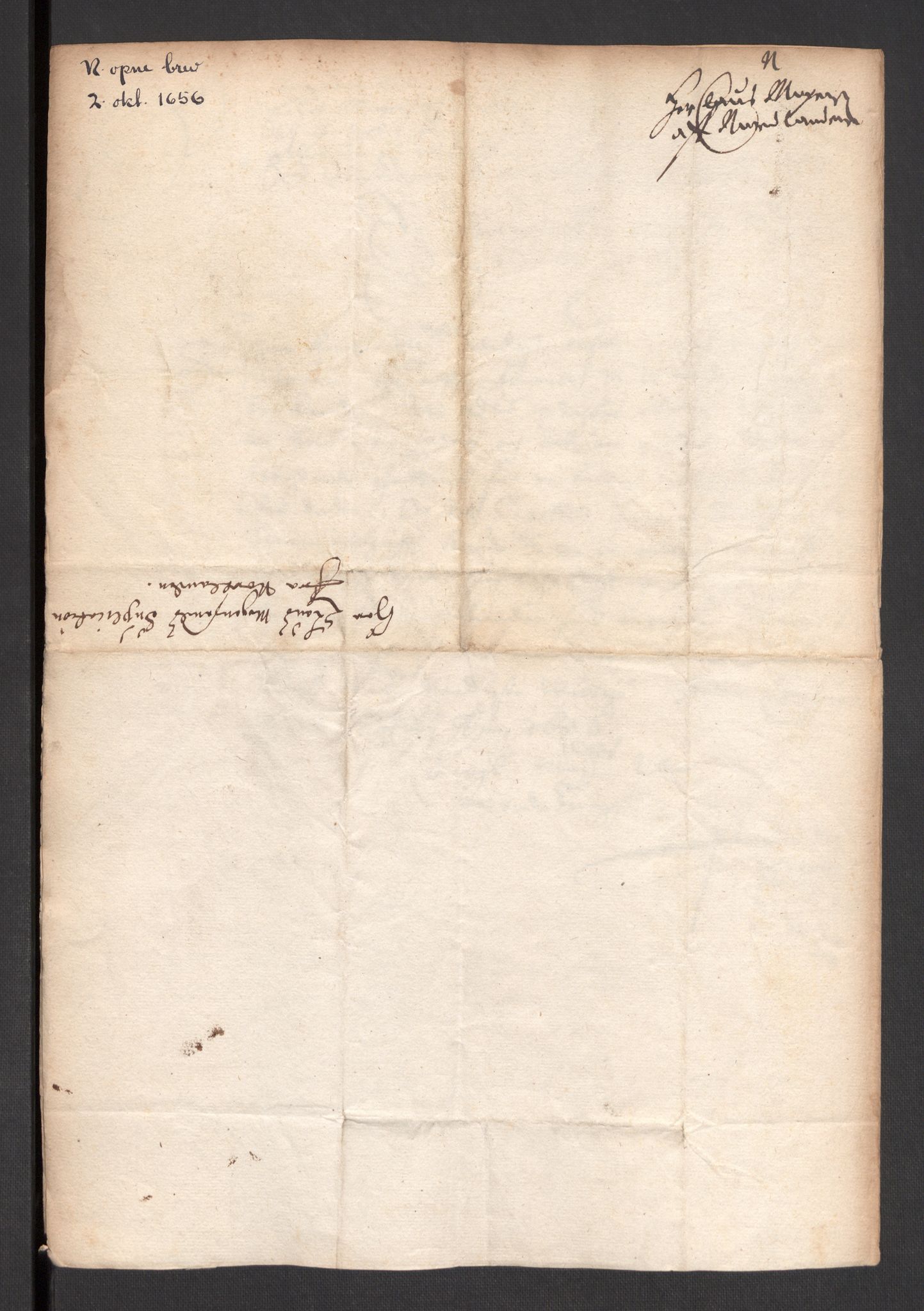 Danske Kanselli 1572-1799, AV/RA-EA-3023/F/Fc/Fcc/Fcca/L0017: Norske innlegg 1572-1799, 1656, p. 231