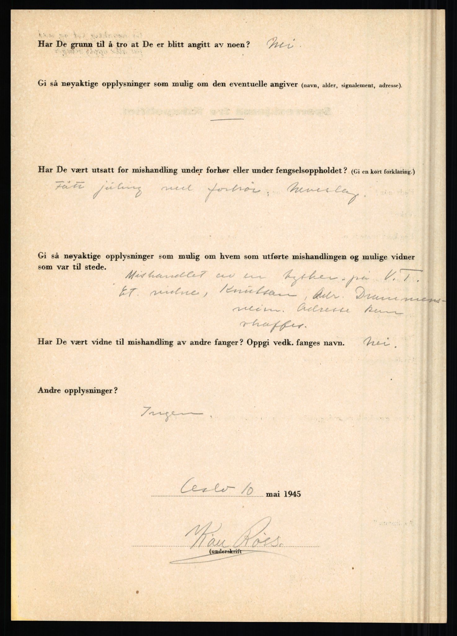 Rikspolitisjefen, AV/RA-S-1560/L/L0014: Pettersen, Aksel - Savosnick, Ernst, 1940-1945, p. 1039
