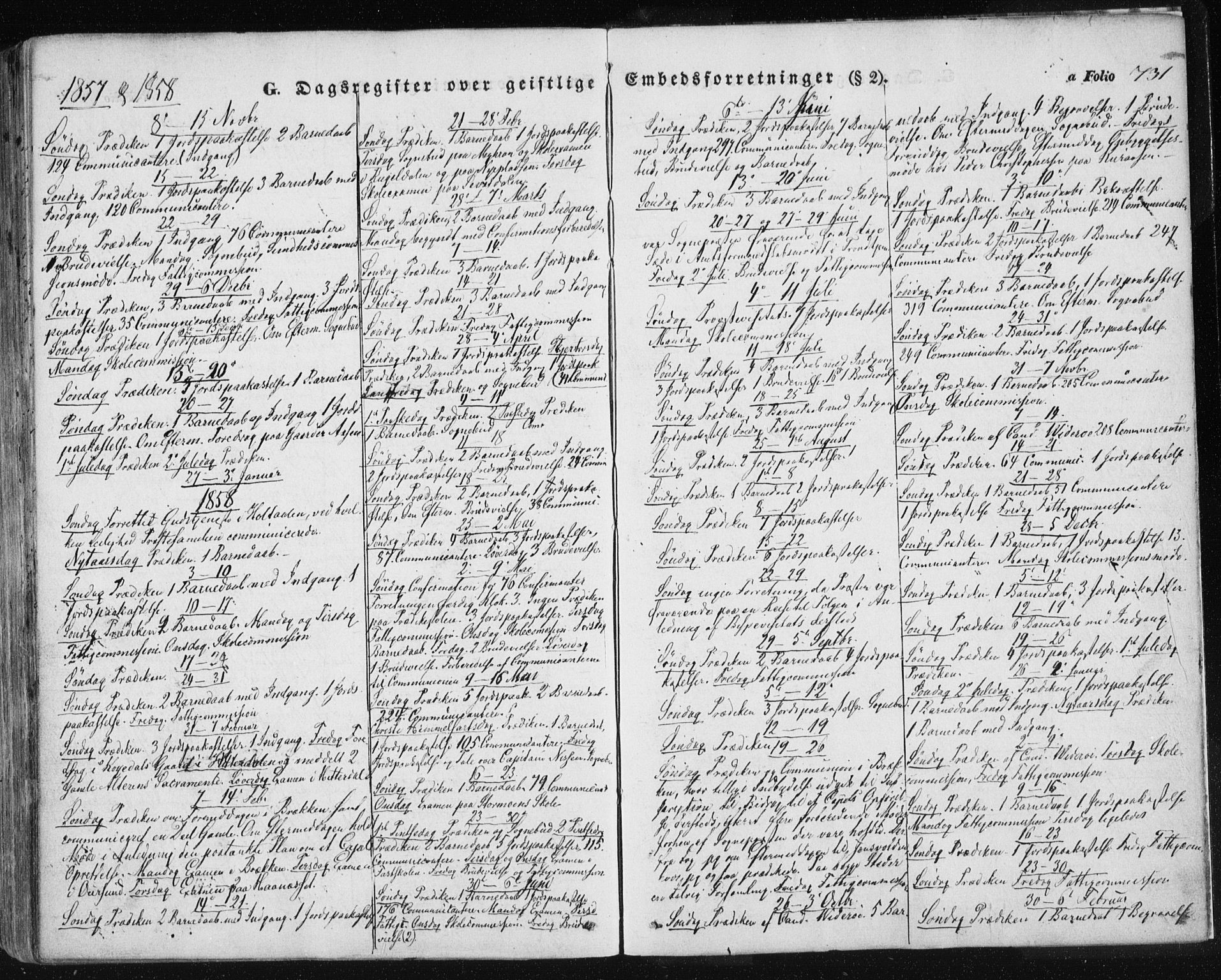 Ministerialprotokoller, klokkerbøker og fødselsregistre - Sør-Trøndelag, SAT/A-1456/681/L0931: Parish register (official) no. 681A09, 1845-1859, p. 731