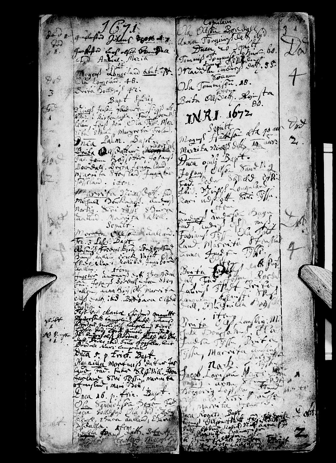 Os sokneprestembete, SAB/A-99929: Parish register (official) no. A 4, 1669-1760, p. 3