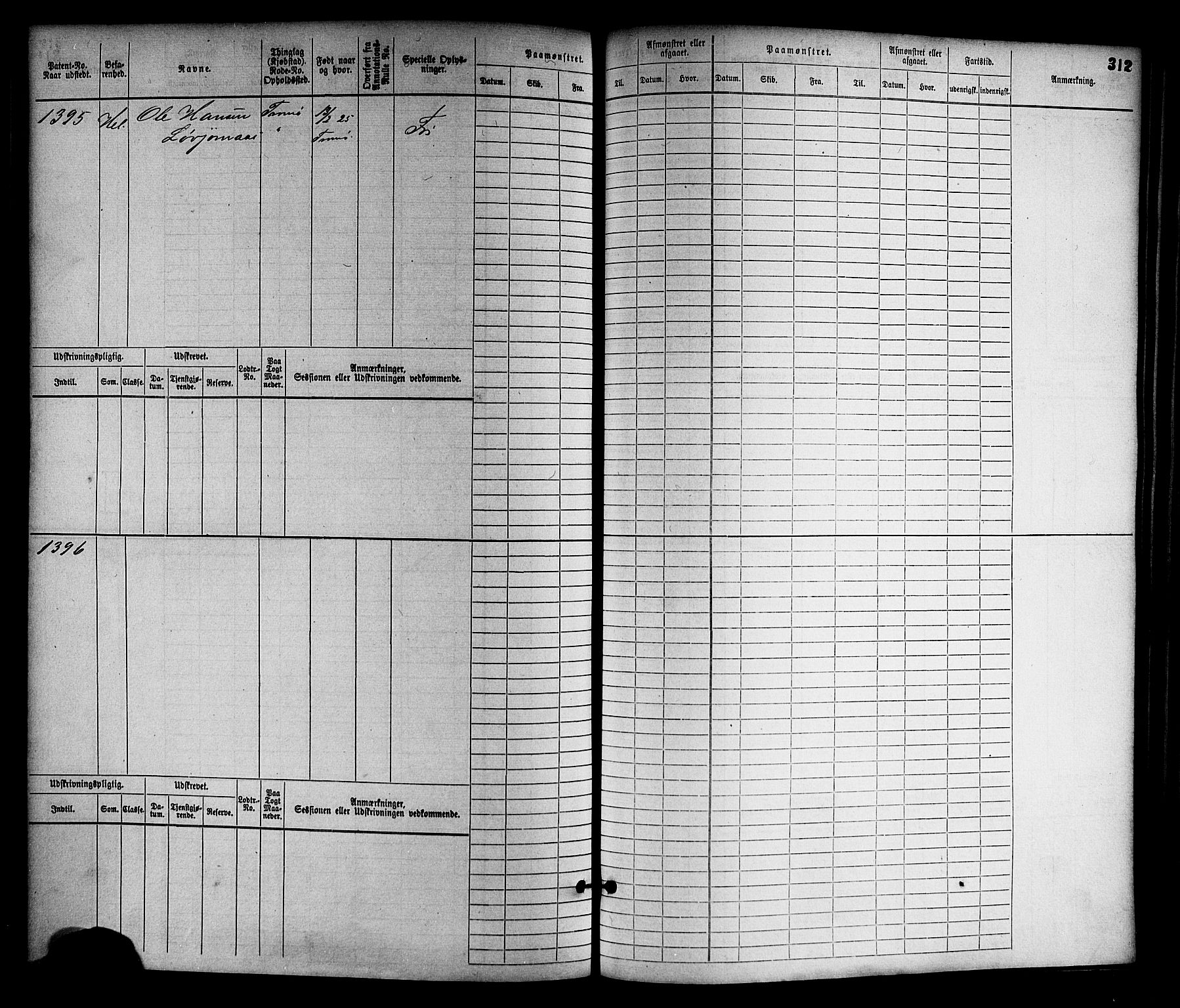 Arendal mønstringskrets, AV/SAK-2031-0012/F/Fb/L0011: Hovedrulle nr 775-1528, S-9, 1868-1885, p. 318