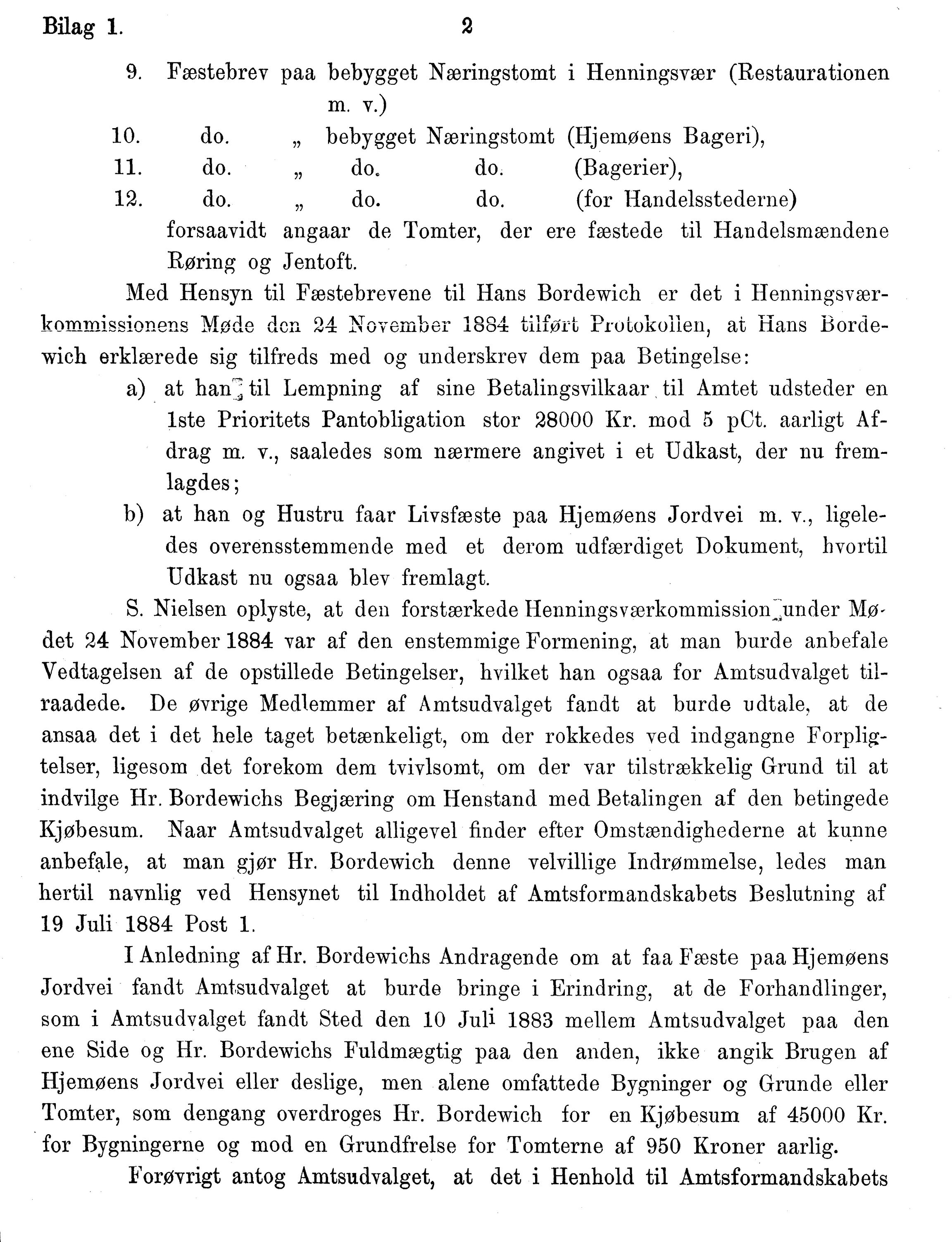 Nordland Fylkeskommune. Fylkestinget, AIN/NFK-17/176/A/Ac/L0014: Fylkestingsforhandlinger 1881-1885, 1881-1885