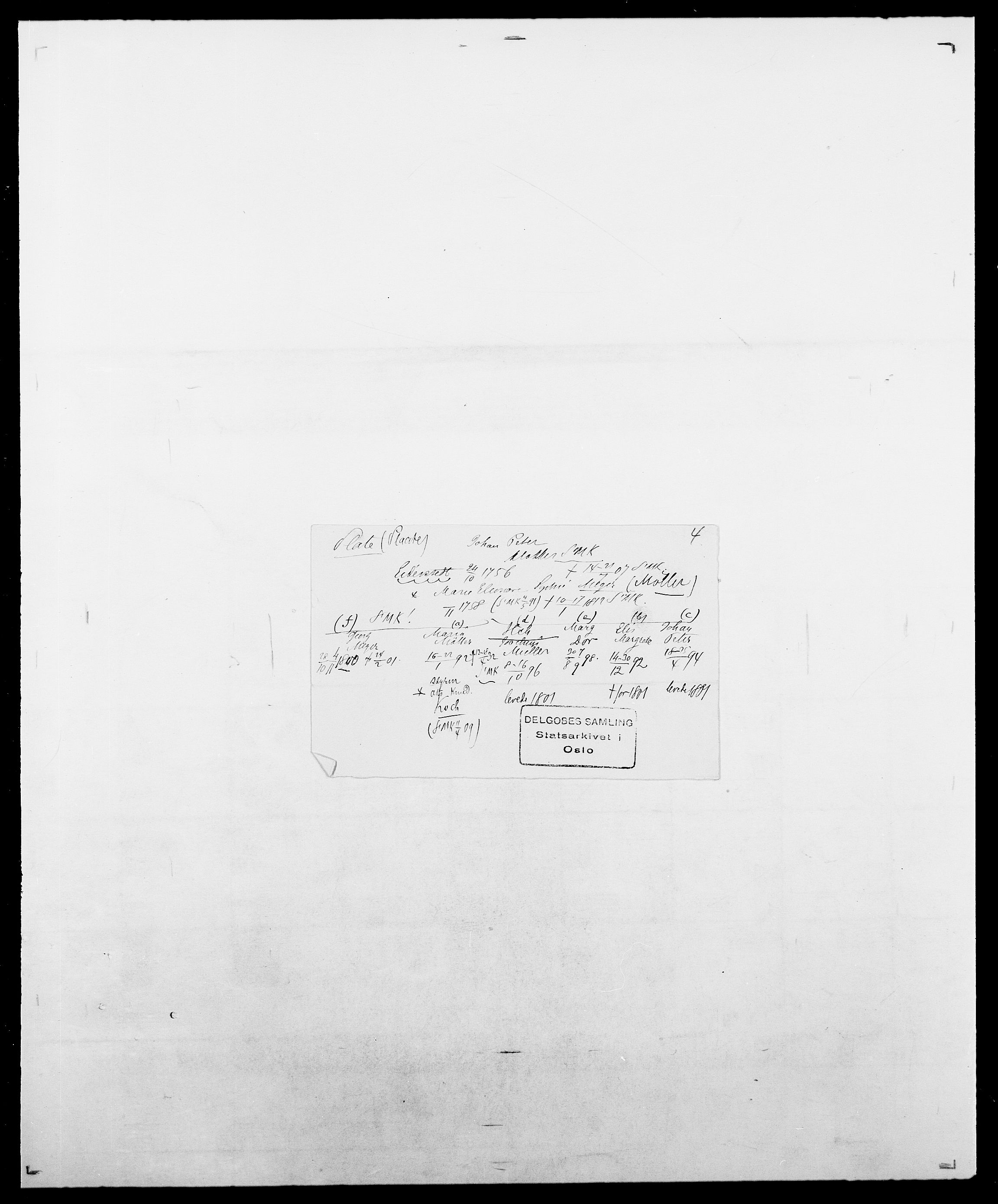 Delgobe, Charles Antoine - samling, AV/SAO-PAO-0038/D/Da/L0031: de Place - Raaum, p. 10