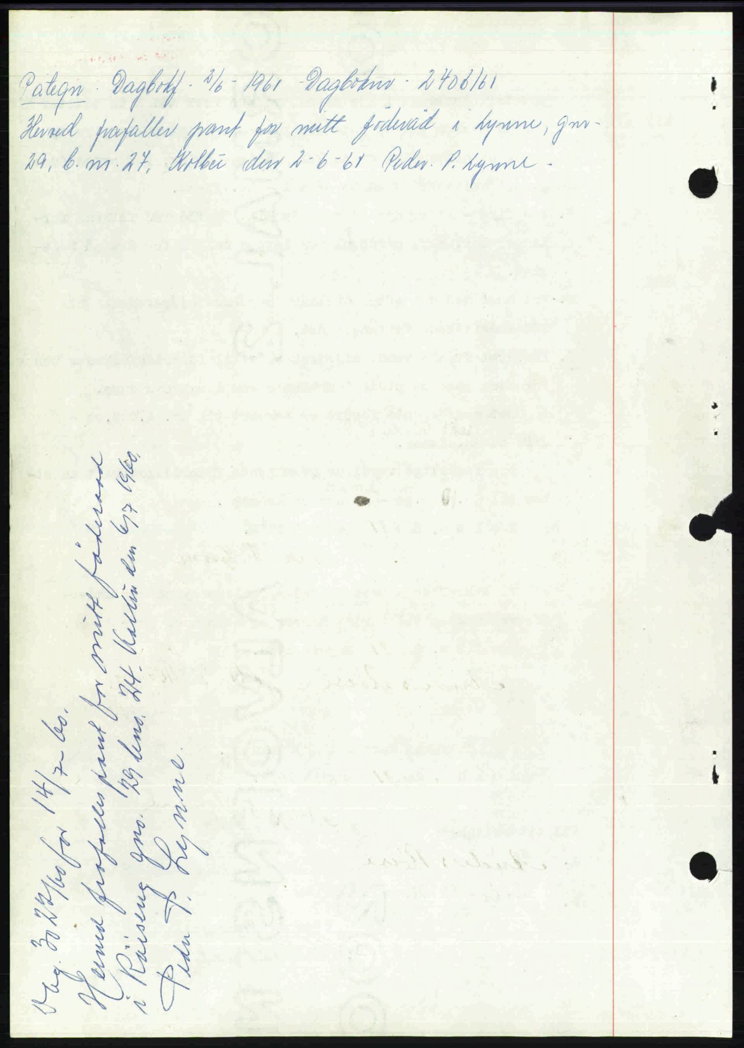 Toten tingrett, SAH/TING-006/H/Hb/Hbc/L0004: Mortgage book no. Hbc-04, 1938-1938, Diary no: : 1858/1938