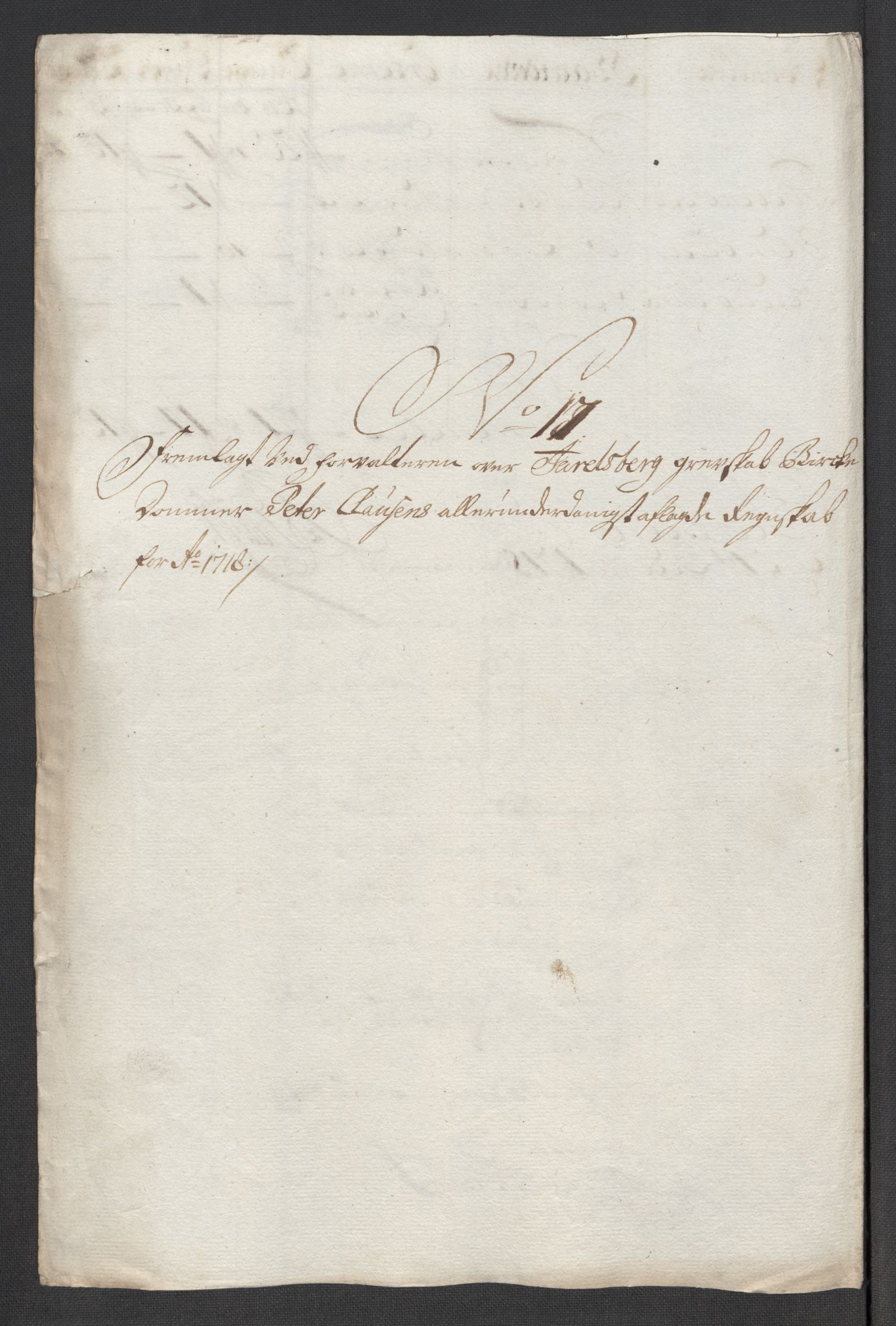 Rentekammeret inntil 1814, Reviderte regnskaper, Fogderegnskap, RA/EA-4092/R32/L1882: Fogderegnskap Jarlsberg grevskap, 1718, p. 410
