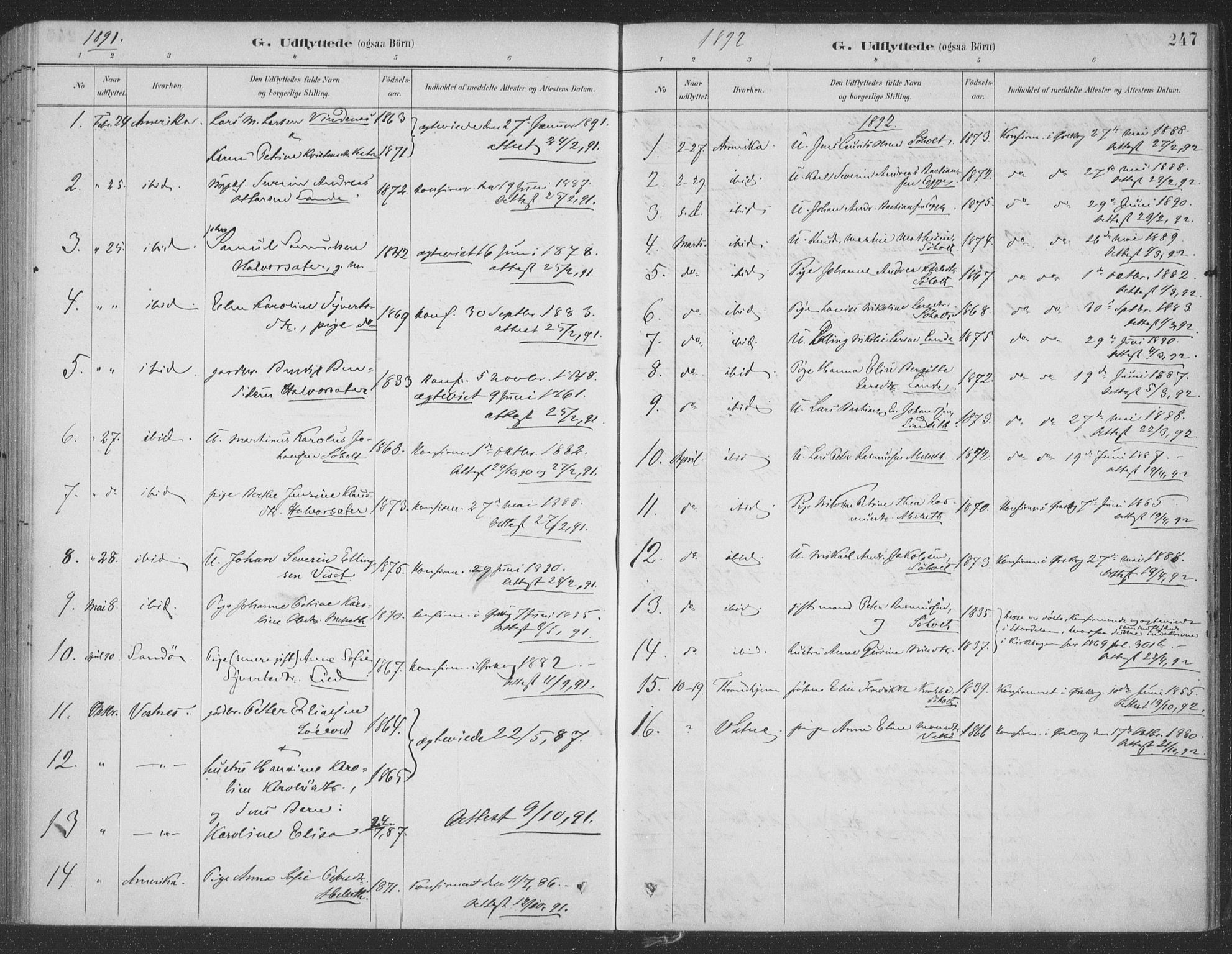 Ministerialprotokoller, klokkerbøker og fødselsregistre - Møre og Romsdal, SAT/A-1454/522/L0316: Parish register (official) no. 522A11, 1890-1911, p. 247
