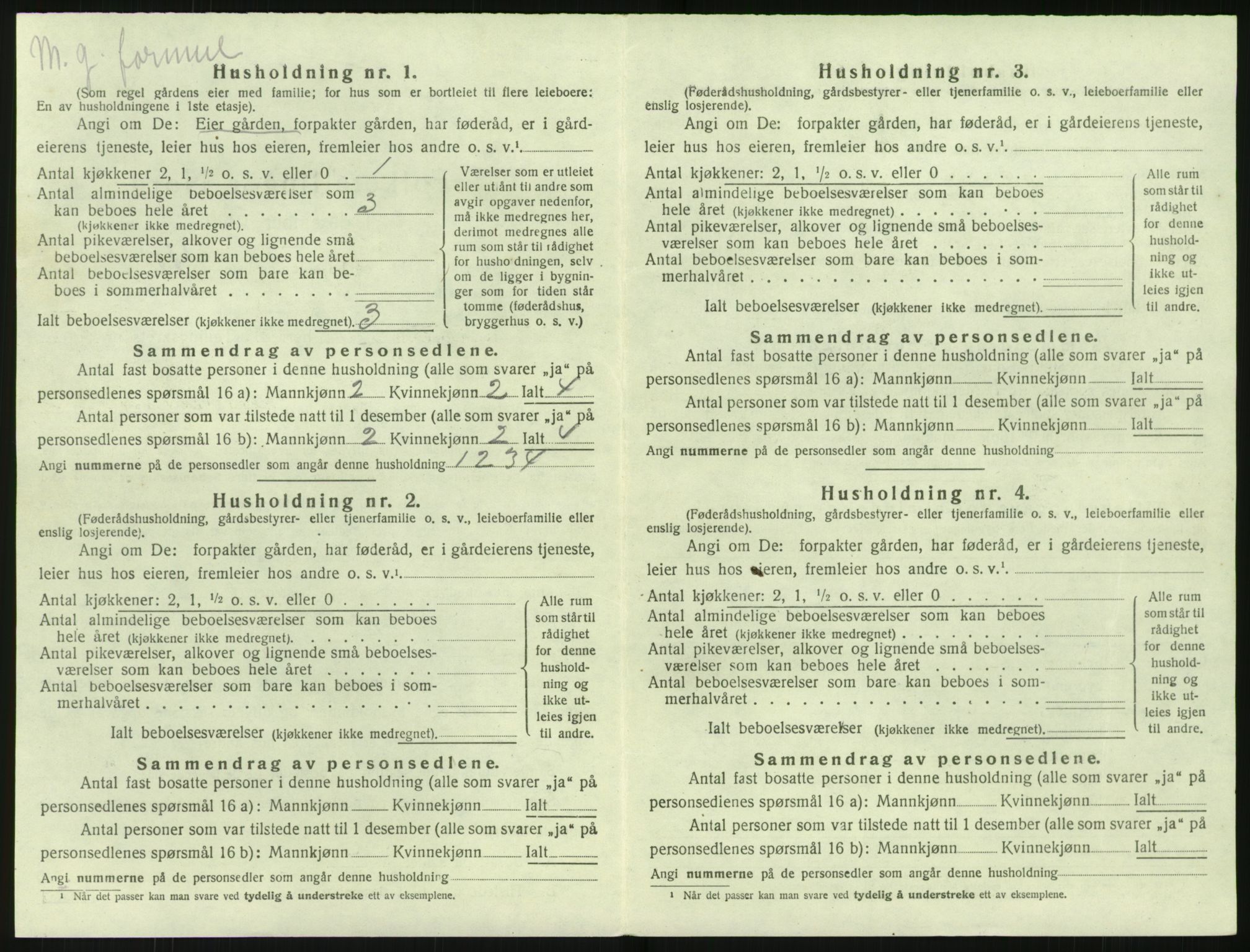 SAK, 1920 census for Søndeled, 1920, p. 696