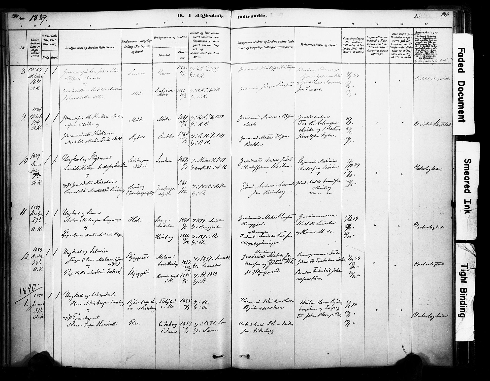 Ramnes kirkebøker, SAKO/A-314/F/Fa/L0007: Parish register (official) no. I 7, 1878-1895, p. 430-431