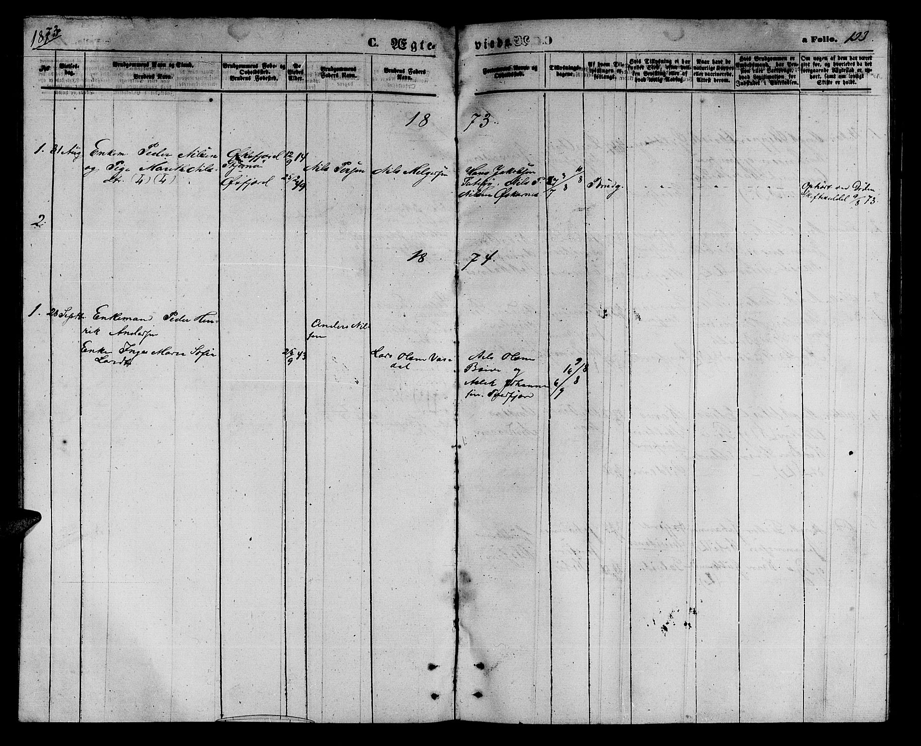 Loppa sokneprestkontor, SATØ/S-1339/H/Hb/L0004klokker: Parish register (copy) no. 4, 1864-1880, p. 133