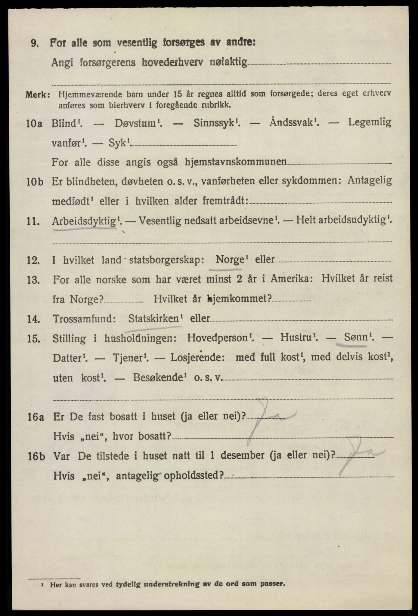 SAO, 1920 census for Asker, 1920, p. 7057