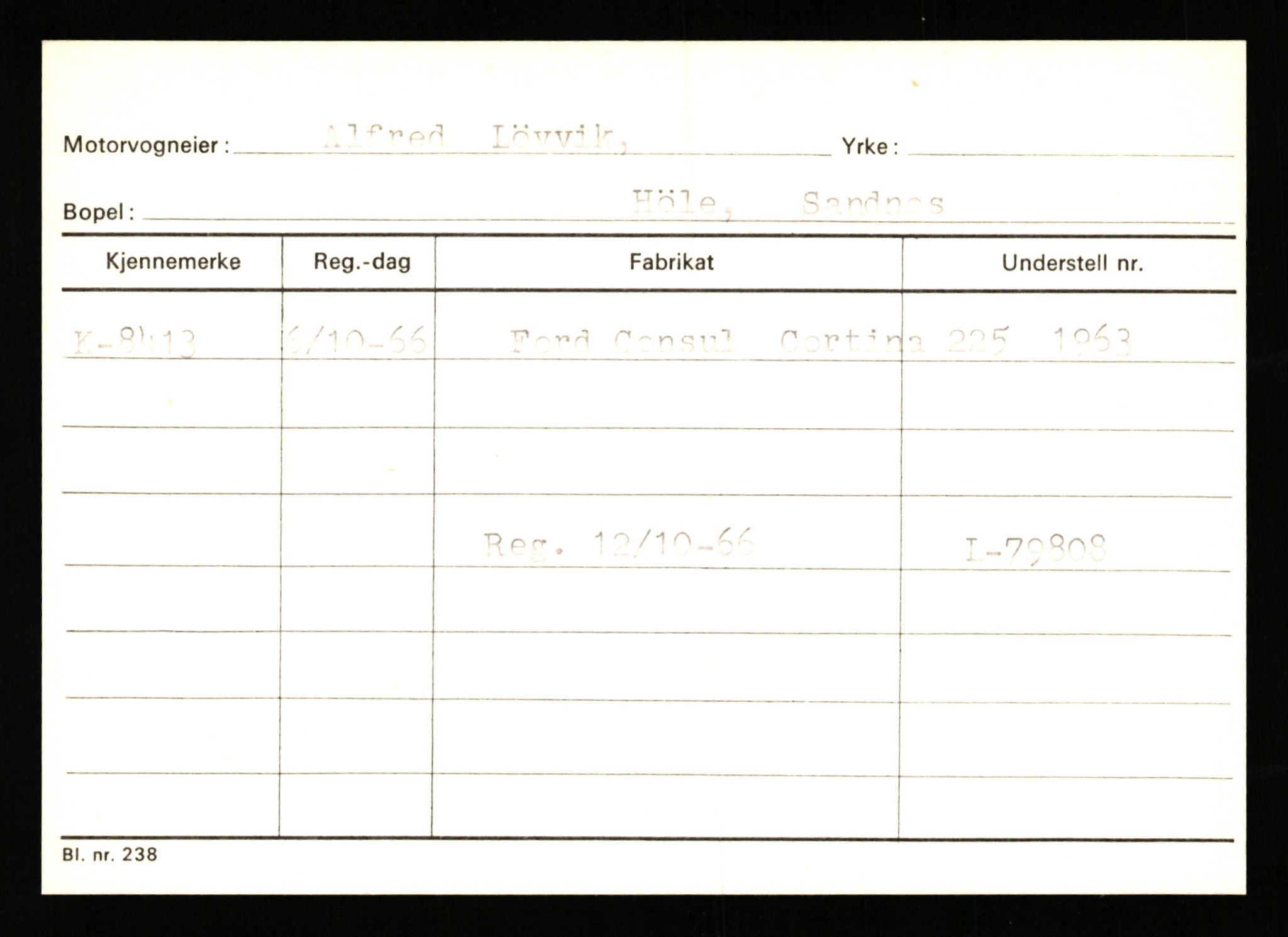 Stavanger trafikkstasjon, AV/SAST-A-101942/0/G/L0002: Registreringsnummer: 5791 - 10405, 1930-1971, p. 1557