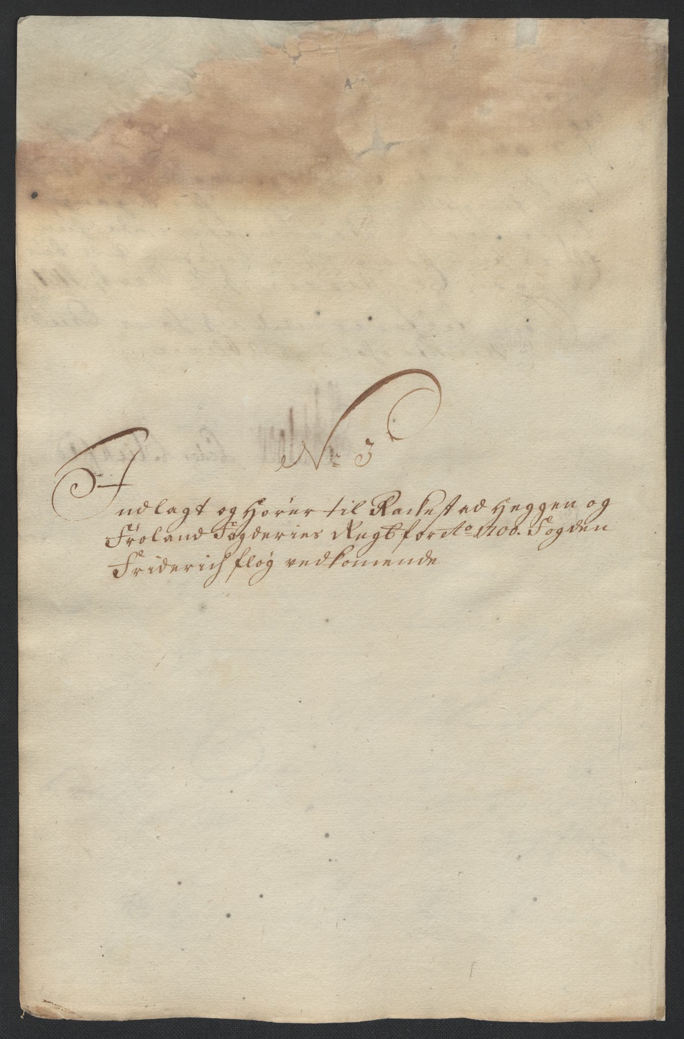 Rentekammeret inntil 1814, Reviderte regnskaper, Fogderegnskap, AV/RA-EA-4092/R07/L0290: Fogderegnskap Rakkestad, Heggen og Frøland, 1700, p. 33