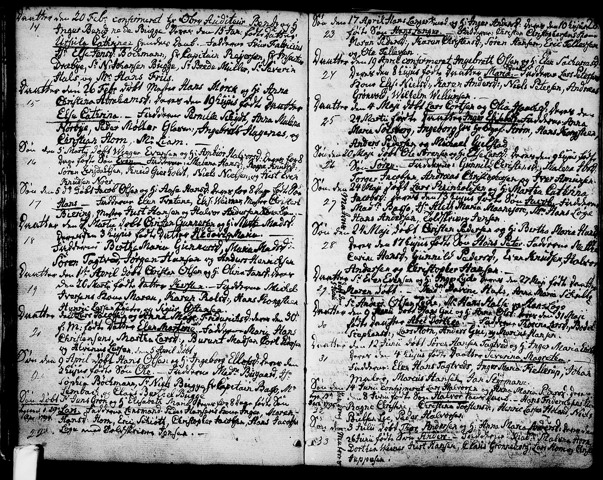 Larvik kirkebøker, SAKO/A-352/G/Ga/L0001: Parish register (copy) no. I 1, 1785-1807, p. 28