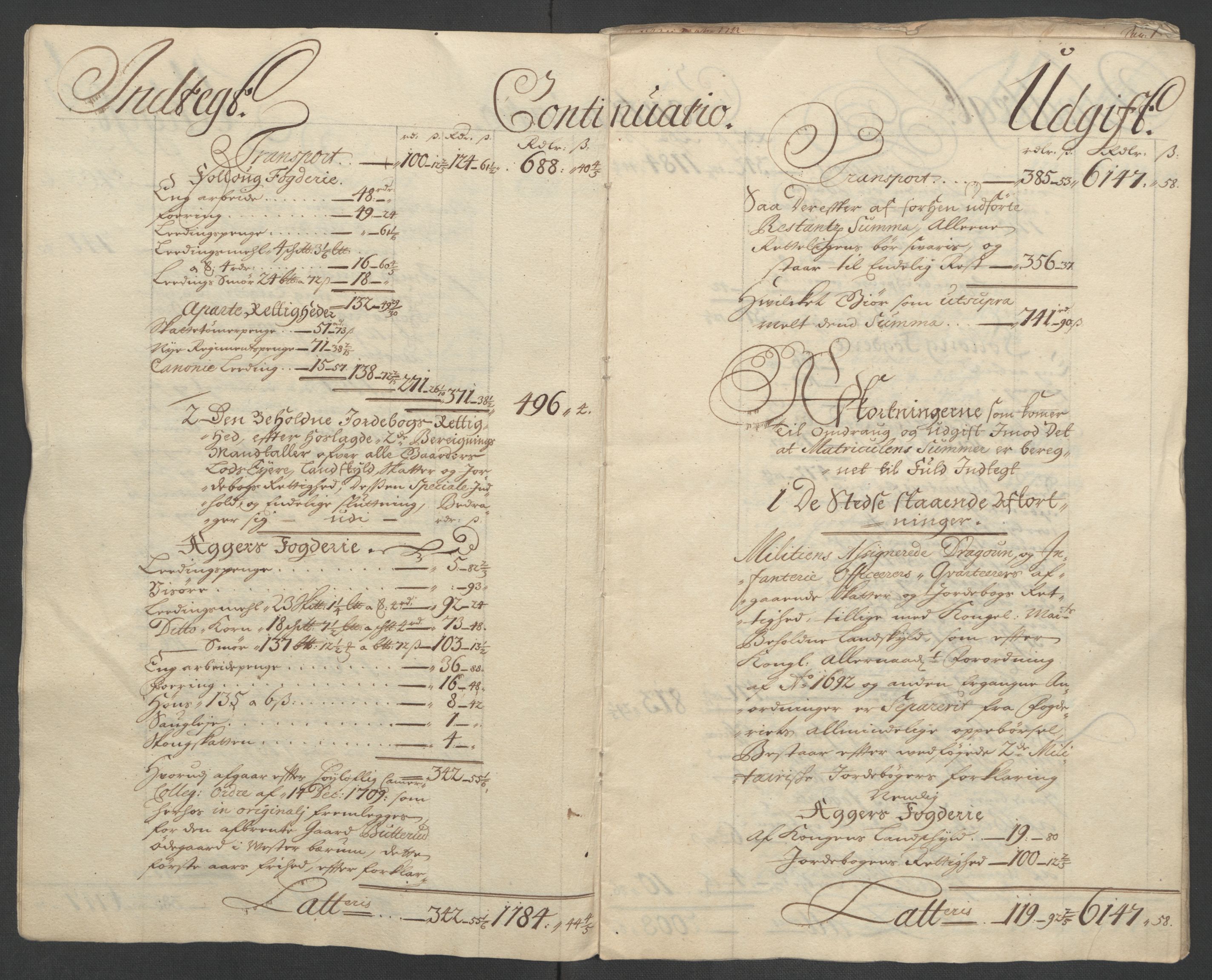 Rentekammeret inntil 1814, Reviderte regnskaper, Fogderegnskap, AV/RA-EA-4092/R10/L0447: Fogderegnskap Aker og Follo, 1707-1709, p. 411