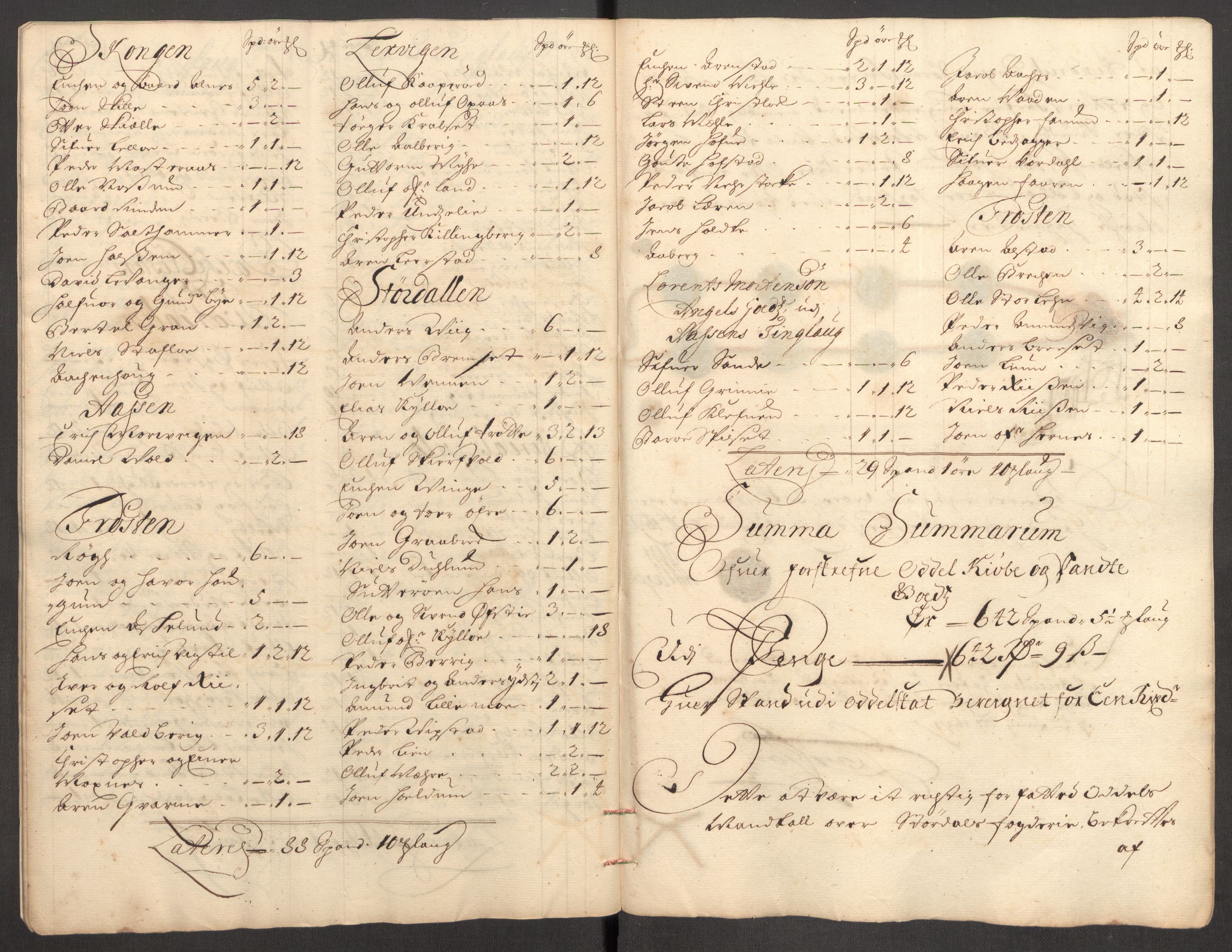 Rentekammeret inntil 1814, Reviderte regnskaper, Fogderegnskap, AV/RA-EA-4092/R62/L4188: Fogderegnskap Stjørdal og Verdal, 1696, p. 107