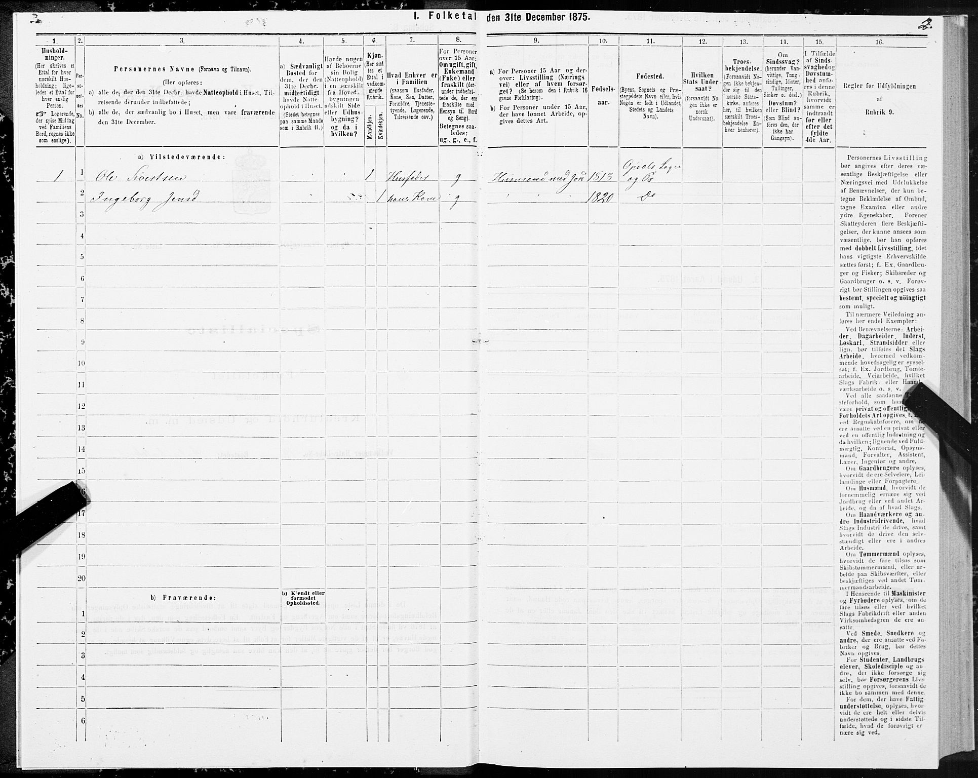 SAT, 1875 census for 1634P Oppdal, 1875, p. 1002