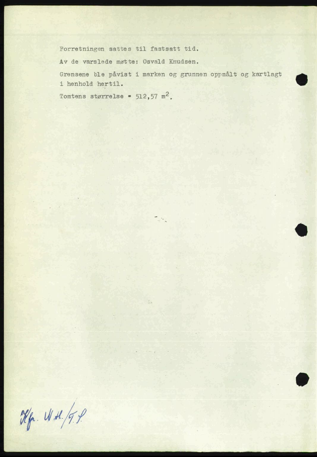 Nordmøre sorenskriveri, AV/SAT-A-4132/1/2/2Ca: Mortgage book no. A105, 1947-1947, Diary no: : 1479/1947