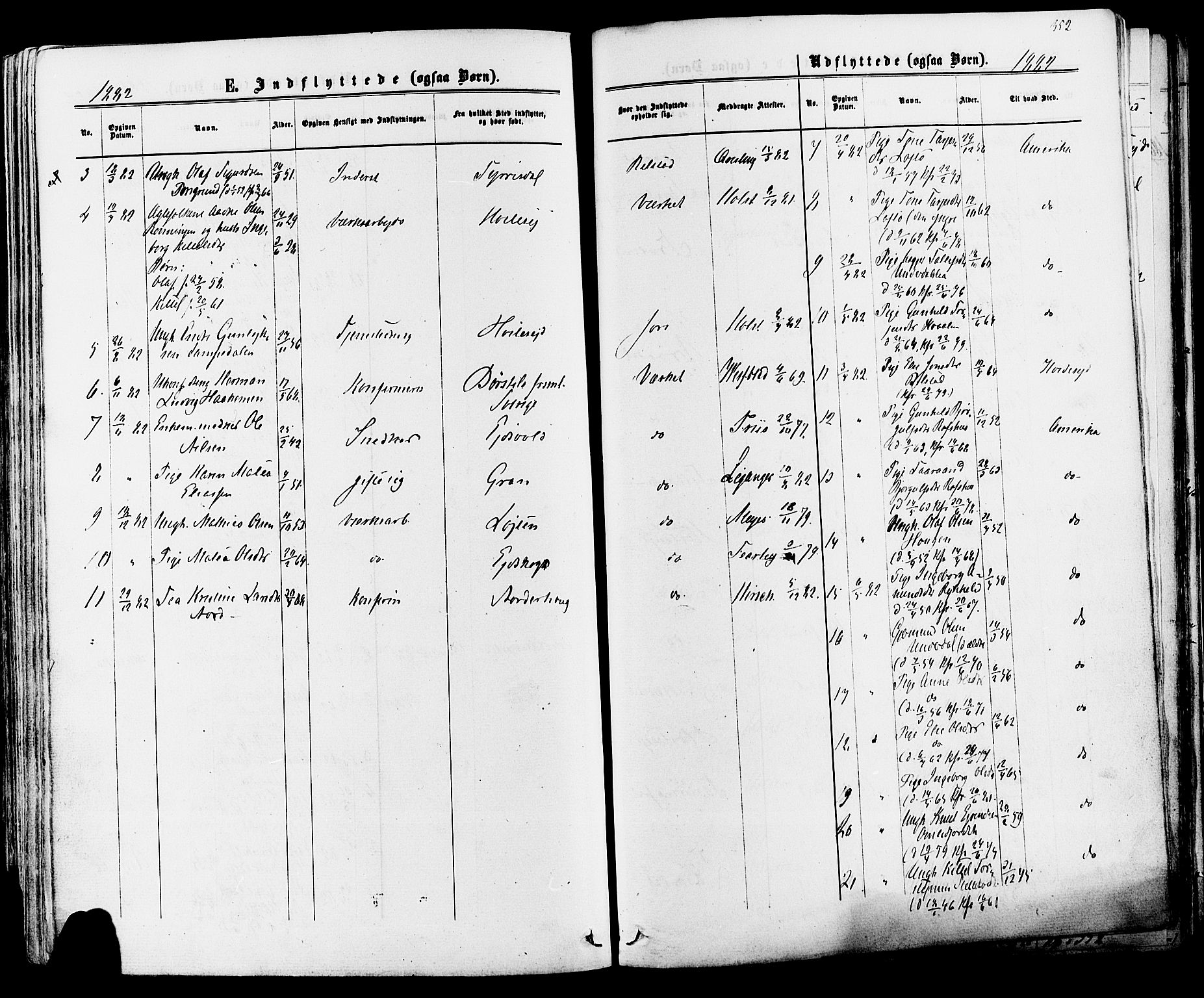 Mo kirkebøker, SAKO/A-286/F/Fa/L0006: Parish register (official) no. I 6, 1865-1885, p. 352