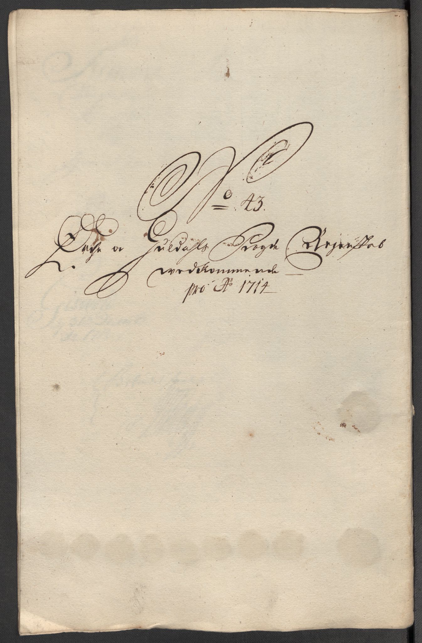 Rentekammeret inntil 1814, Reviderte regnskaper, Fogderegnskap, RA/EA-4092/R60/L3965: Fogderegnskap Orkdal og Gauldal, 1714, p. 360
