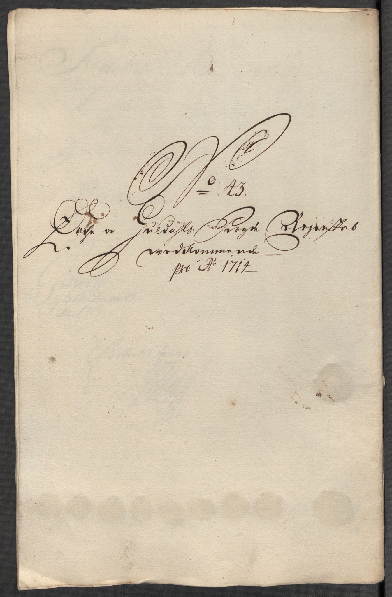 Rentekammeret inntil 1814, Reviderte regnskaper, Fogderegnskap, AV/RA-EA-4092/R60/L3965: Fogderegnskap Orkdal og Gauldal, 1714, p. 360